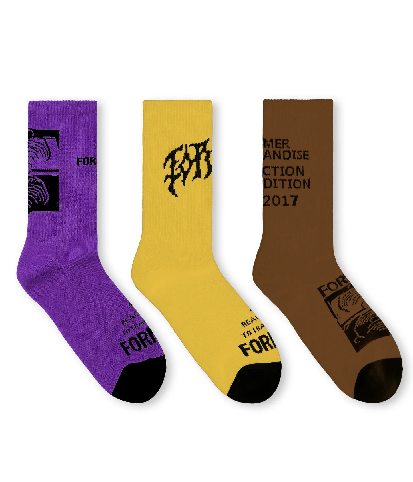 SYSTEM 3-PACK SOCK // MULTI