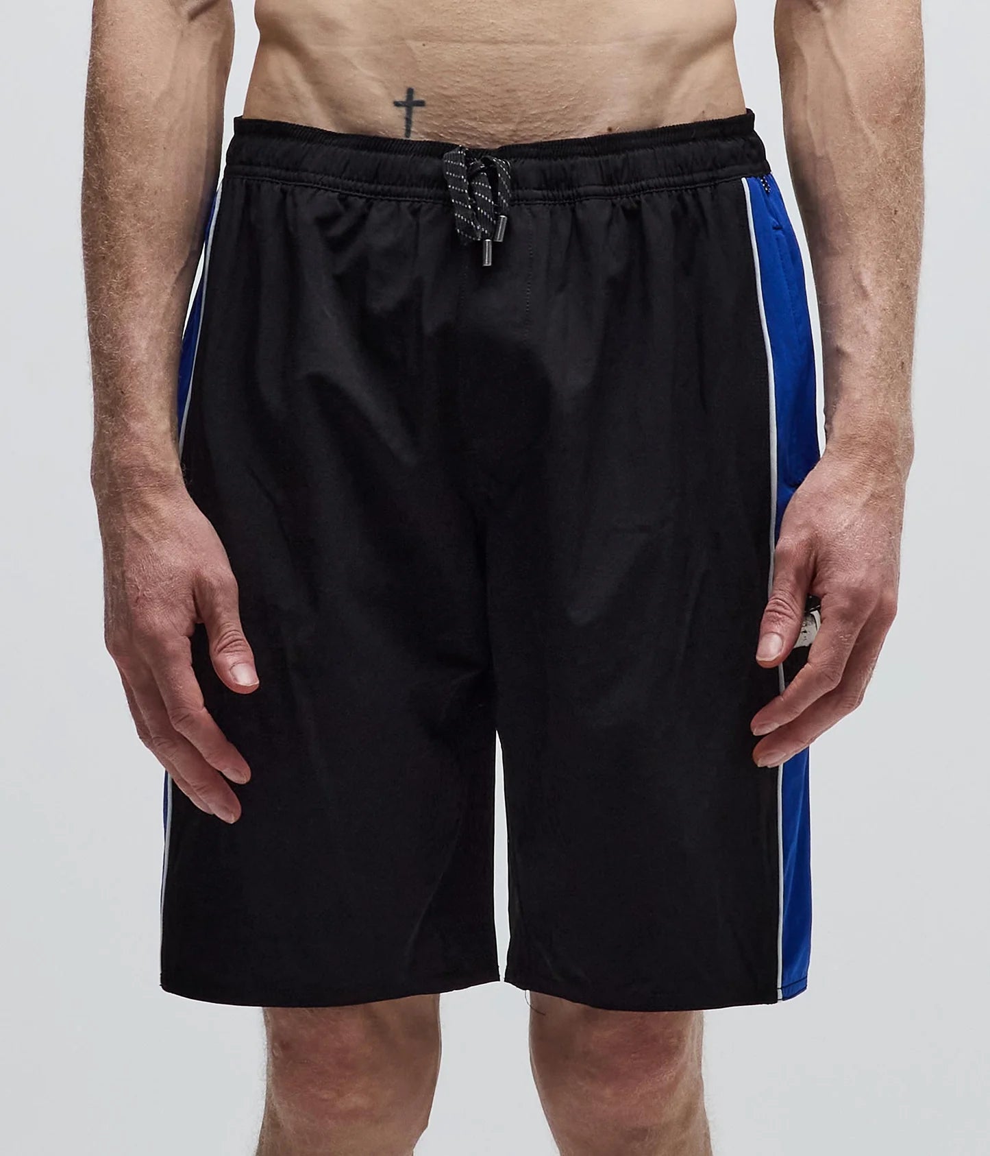 TEAM 20" SWIM TRUNK // BLACK/COBALT