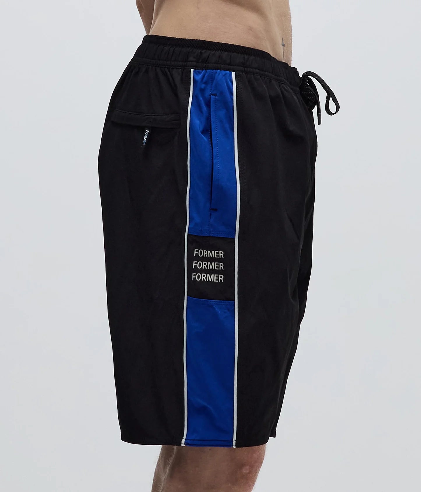 TEAM 20" SWIM TRUNK // BLACK/COBALT