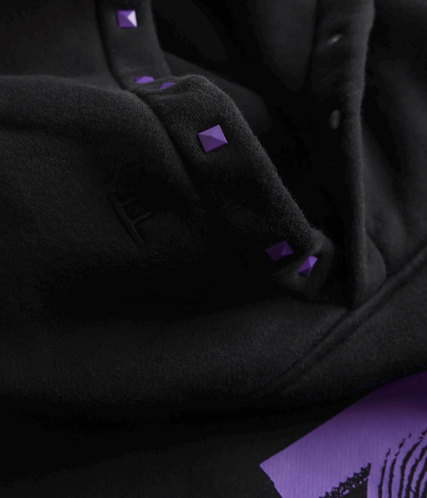 CORP BOXY HOOD // MERCH BLACK