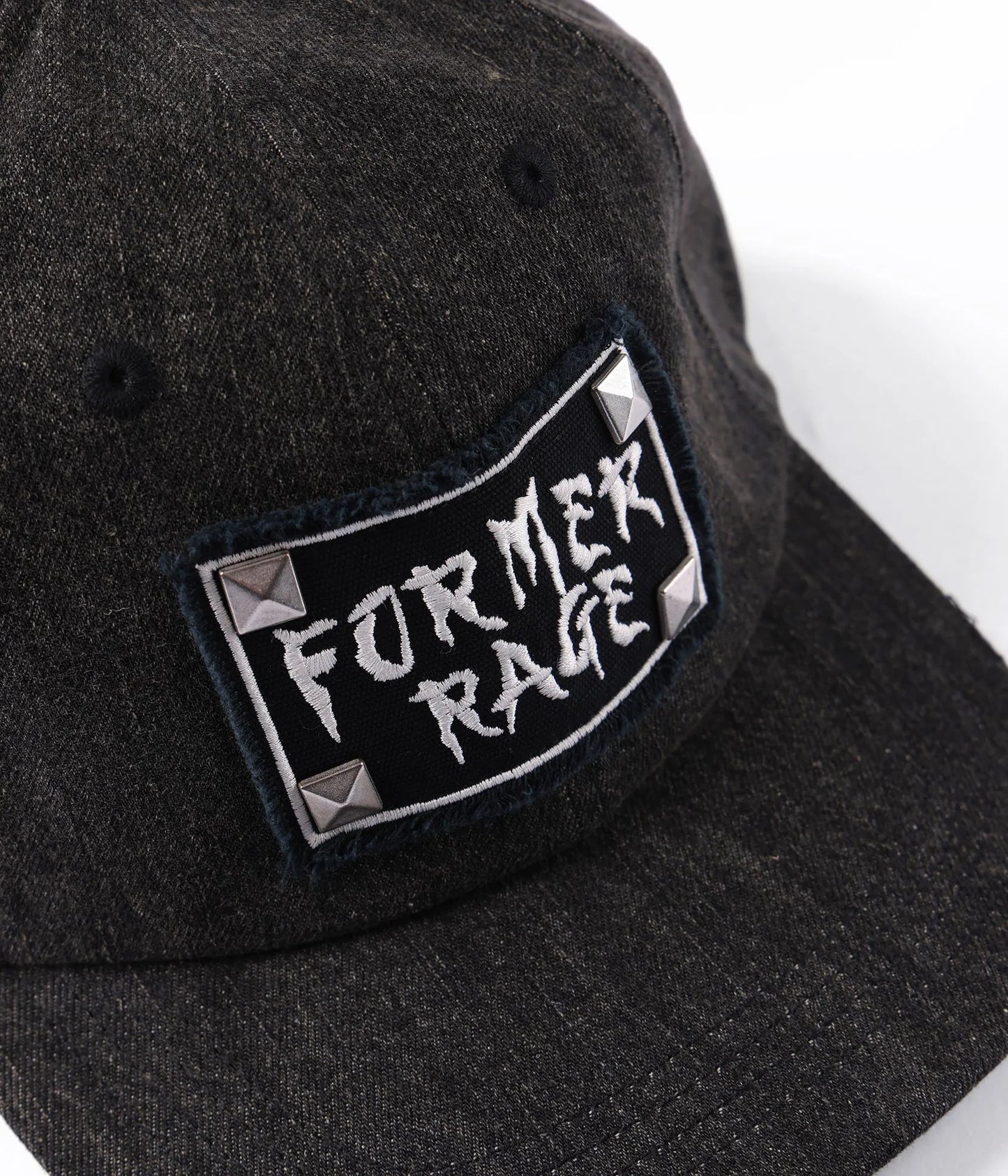 STUDDED CAP // BLACK