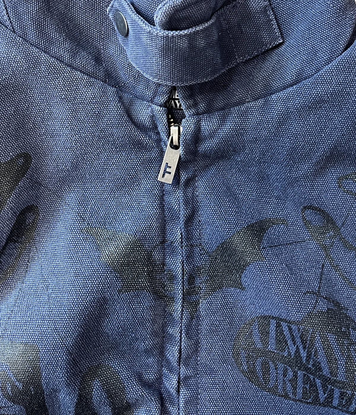 ALWAYS FOREVER BOMBER JACKET // WASHED NAVY