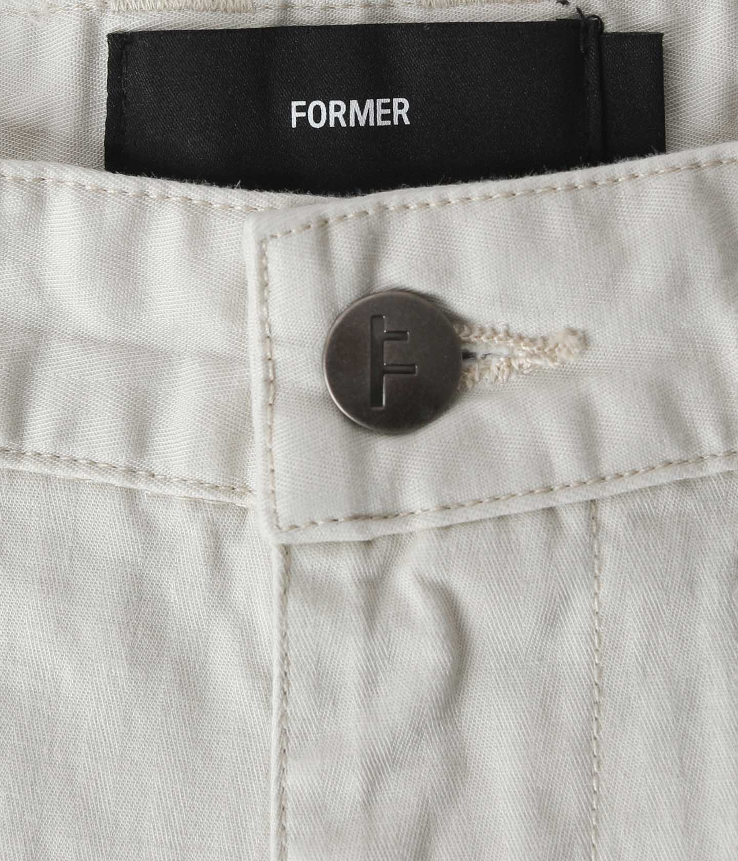 CRUX HERRINGBONE PANT // ECRU