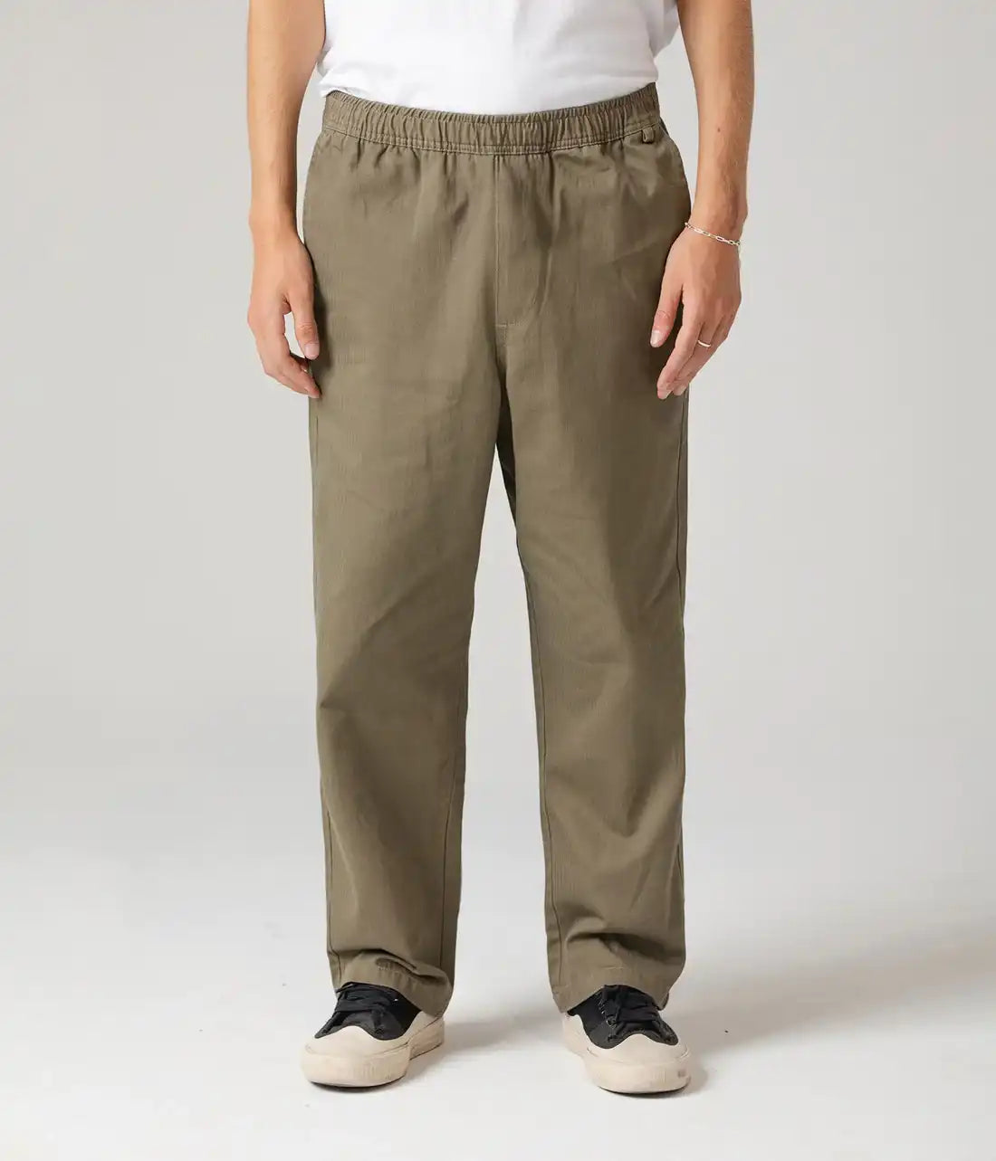 PRAYER HERRINGBONE PANT // ARMY