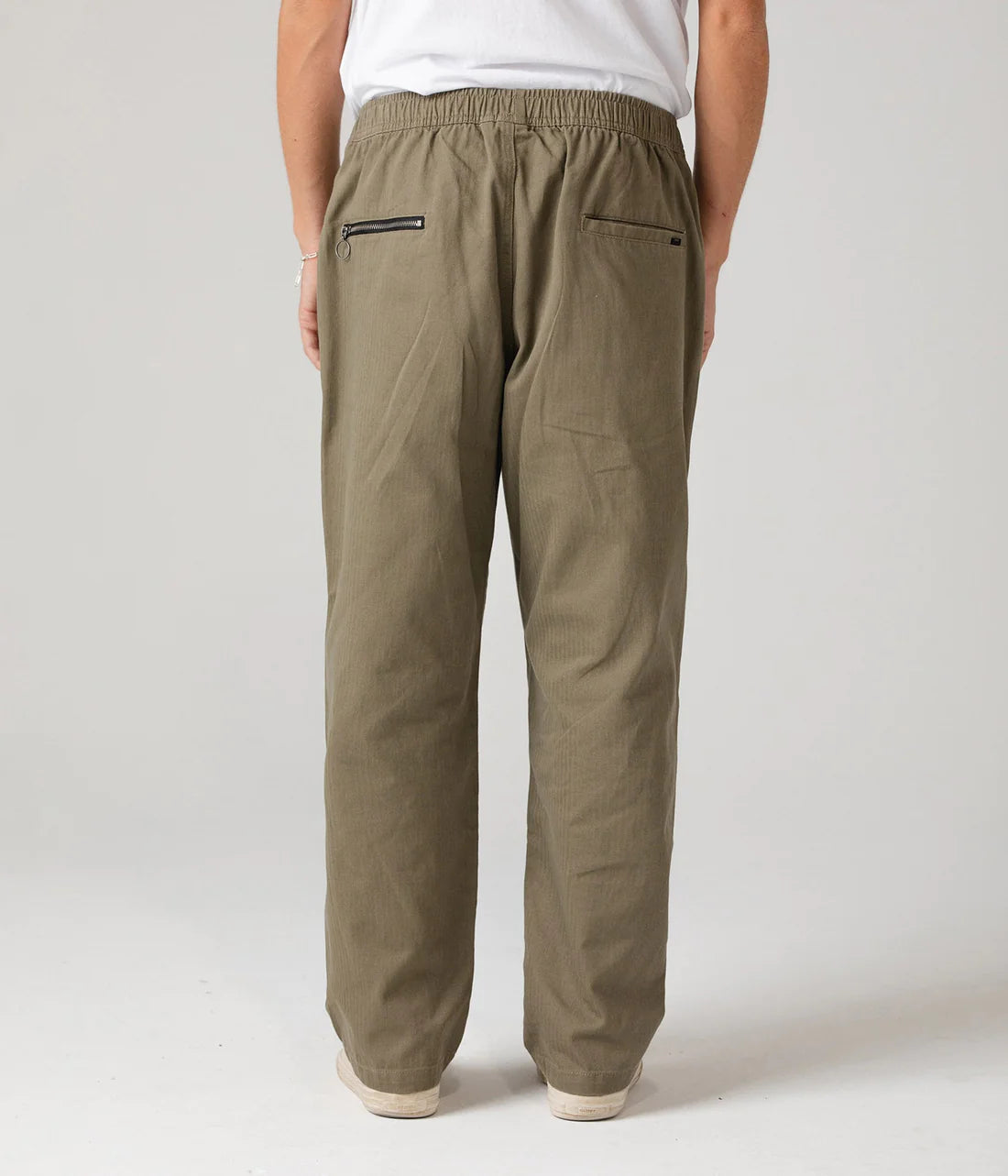 PRAYER HERRINGBONE PANT // ARMY