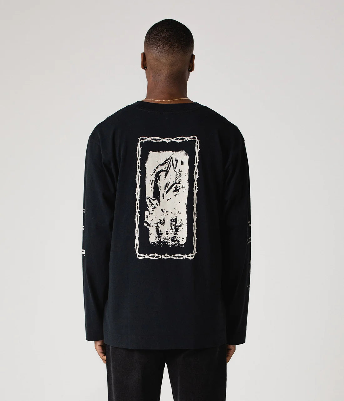 SHIFTING LS T-SHIRT // BLACK