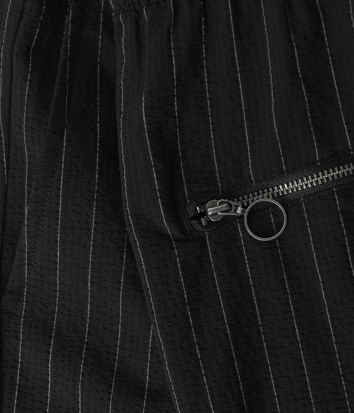 PRAYER PINSTRIPE WALKSHORT // BLACK