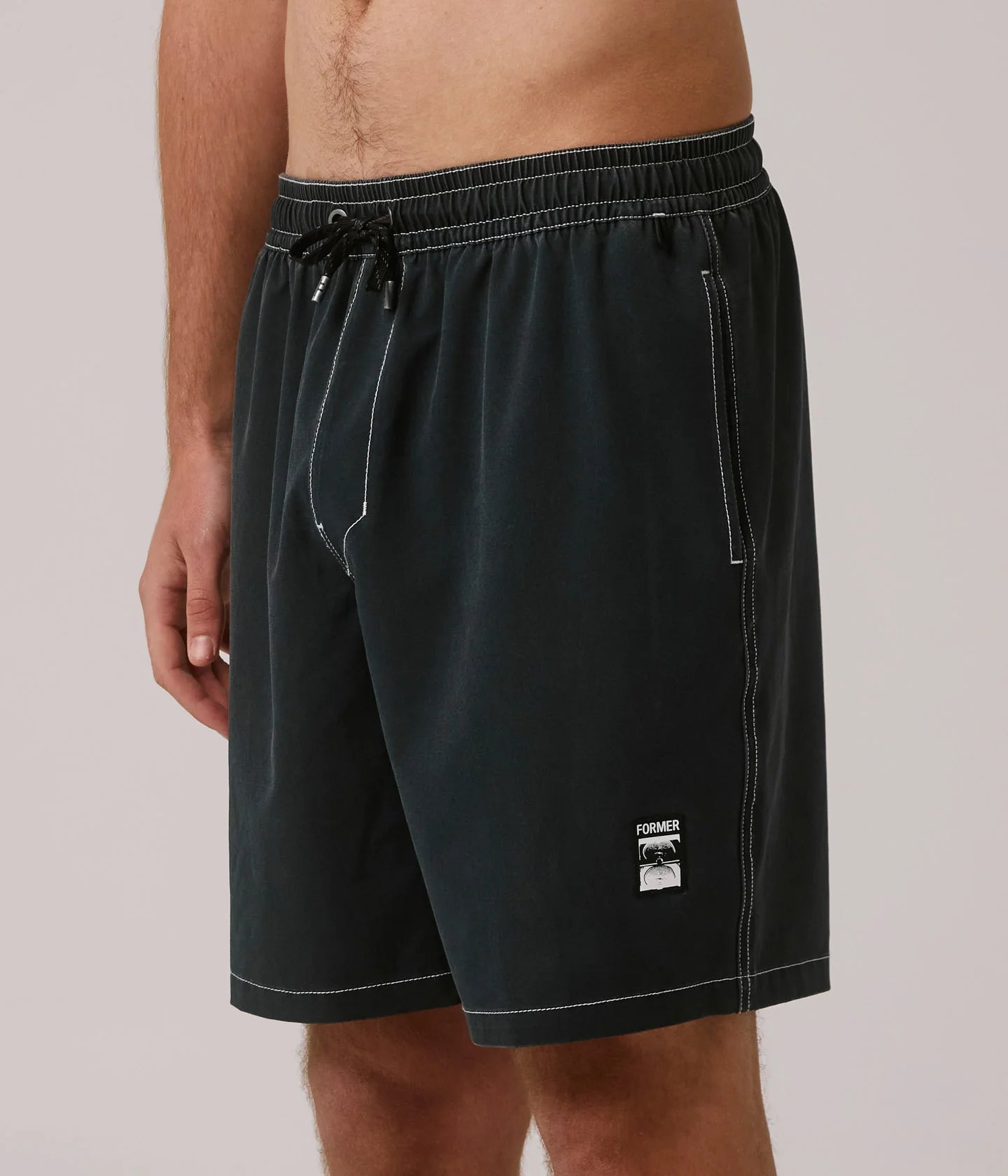 SWANS BAGGY 18 SWIM TRUNK // BLACK