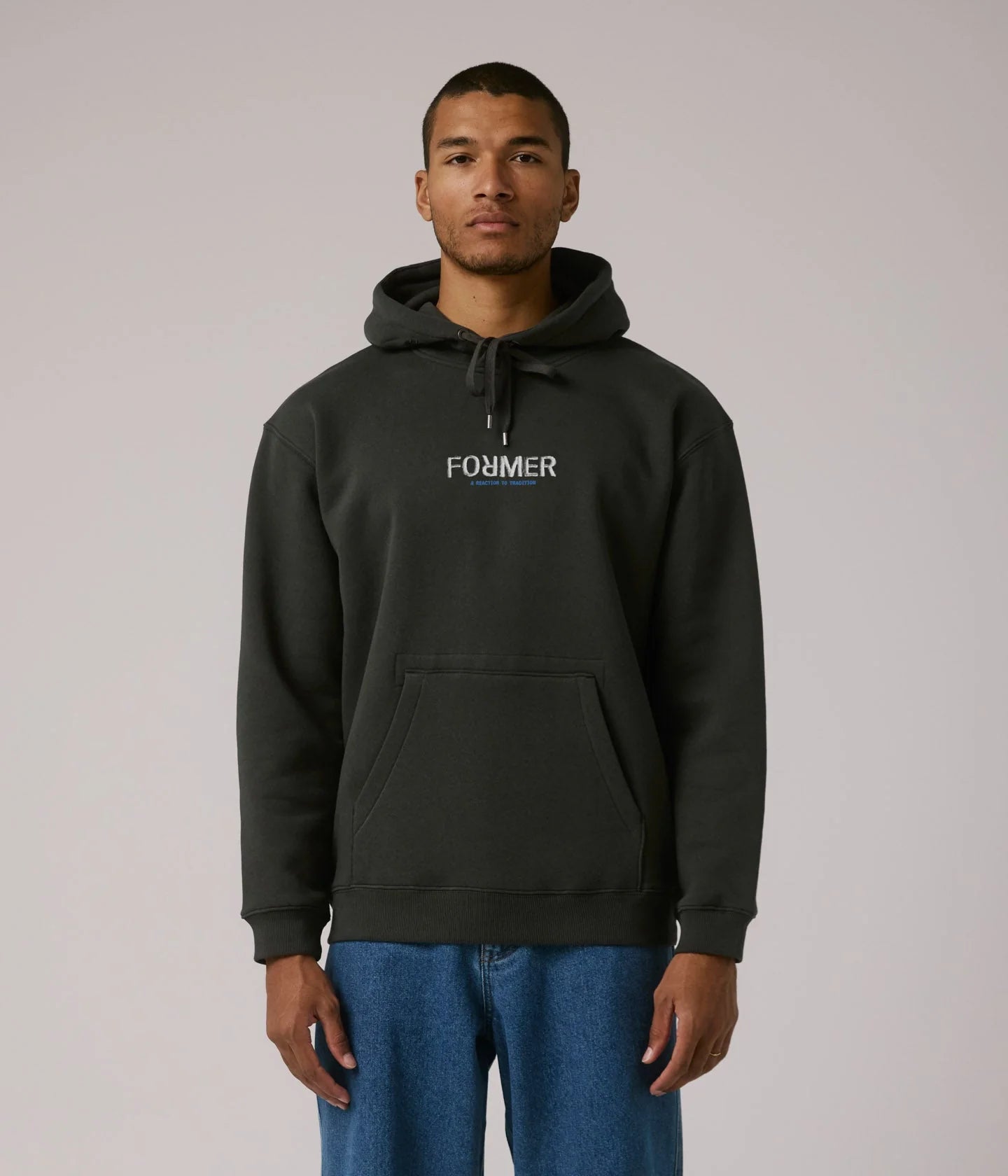 LEGACY REACTION HOOD // WORN BLACK