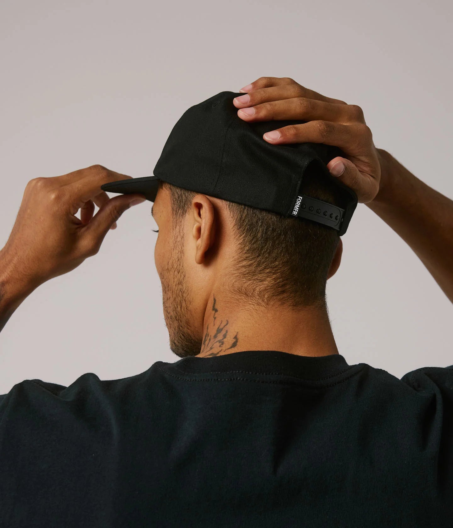 CRUX PATCH CAP // BLACK