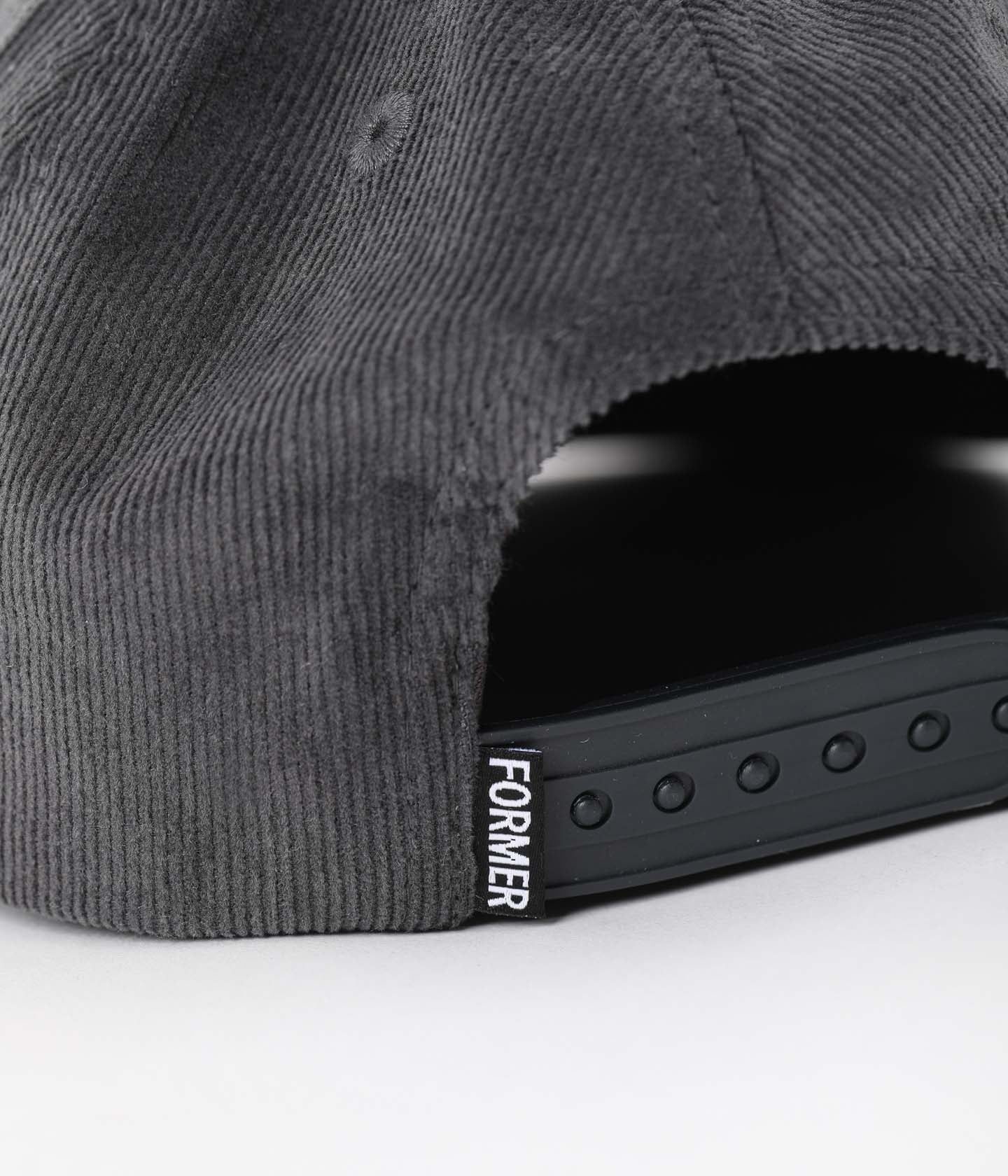 HALO CORD CAP // CHARCOAL