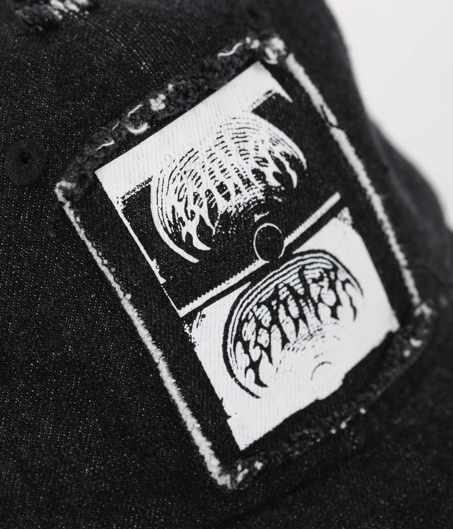 COMPLICRUX DENIM CAP // WASHED BLACK it