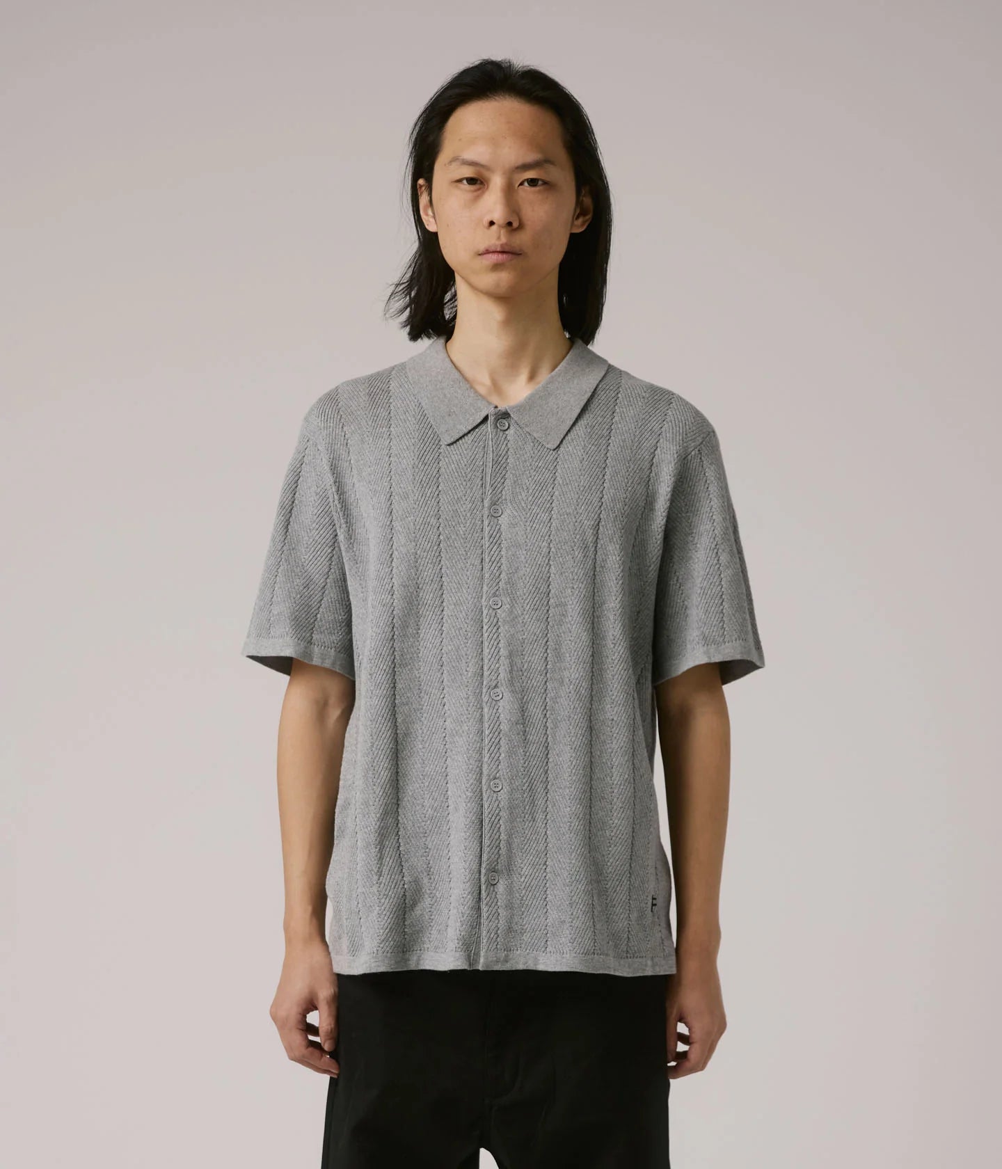 AG MARILYN SS KNIT // GREY