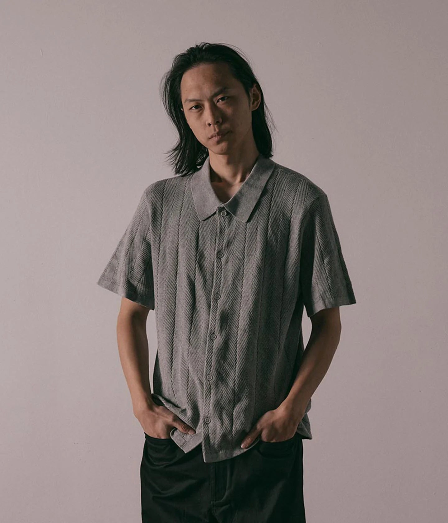 AG MARILYN SS KNIT // GREY