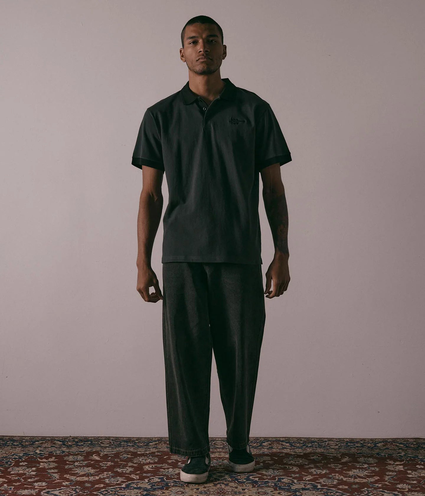 GLEAM SS POLO // TAUPE