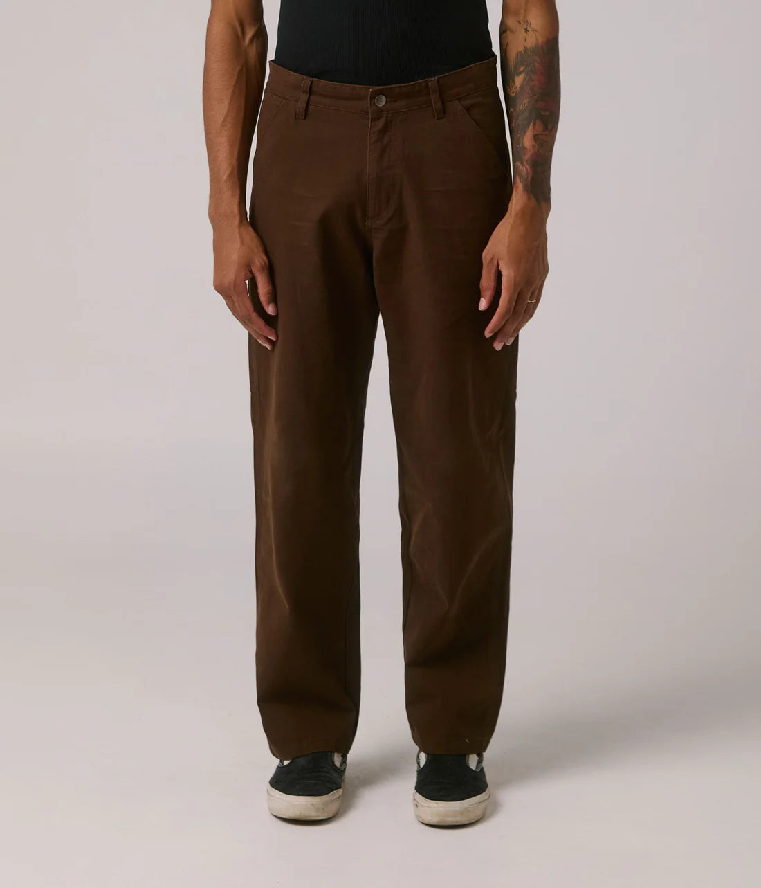 VT CANVAS DISTEND CARPENTER PANT // BROWN