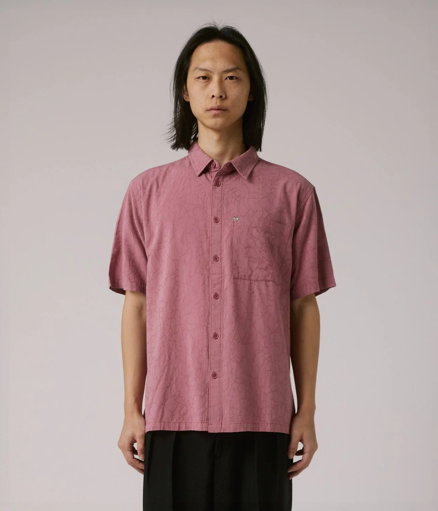 VIVIAN VINE SS SHIRT // ROSE