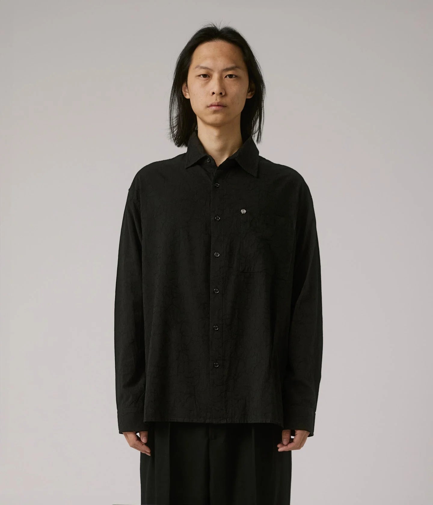 VIVIAN LS SHIRT // BLACK