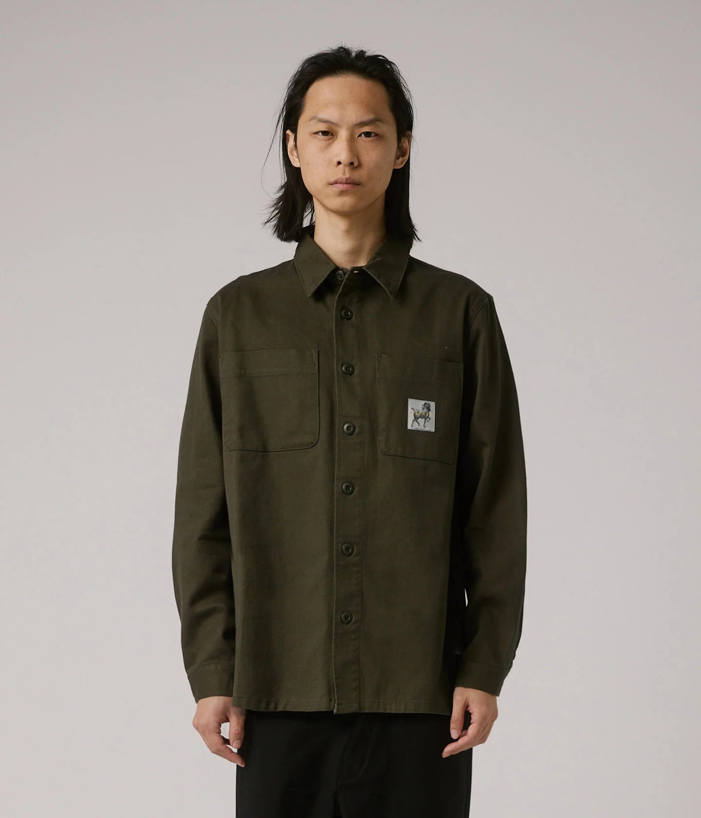 DARING LS OVERSHIRT // DEEP OLIVE