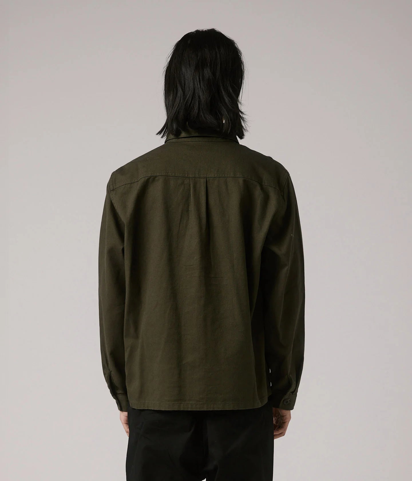 DARING LS OVERSHIRT // DEEP OLIVE