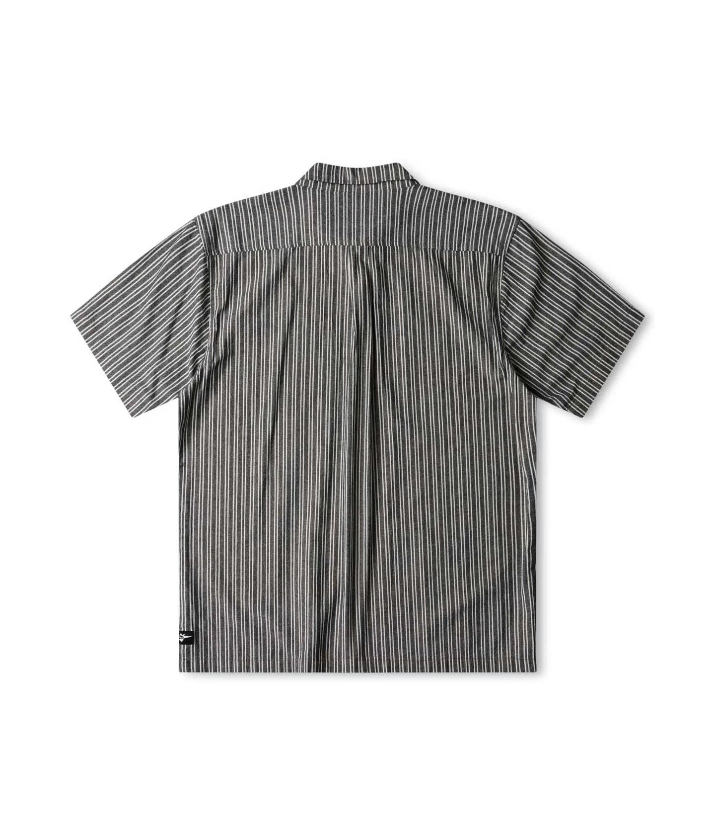 REYNOLDS STRIPE SS SHIRT // BLACK