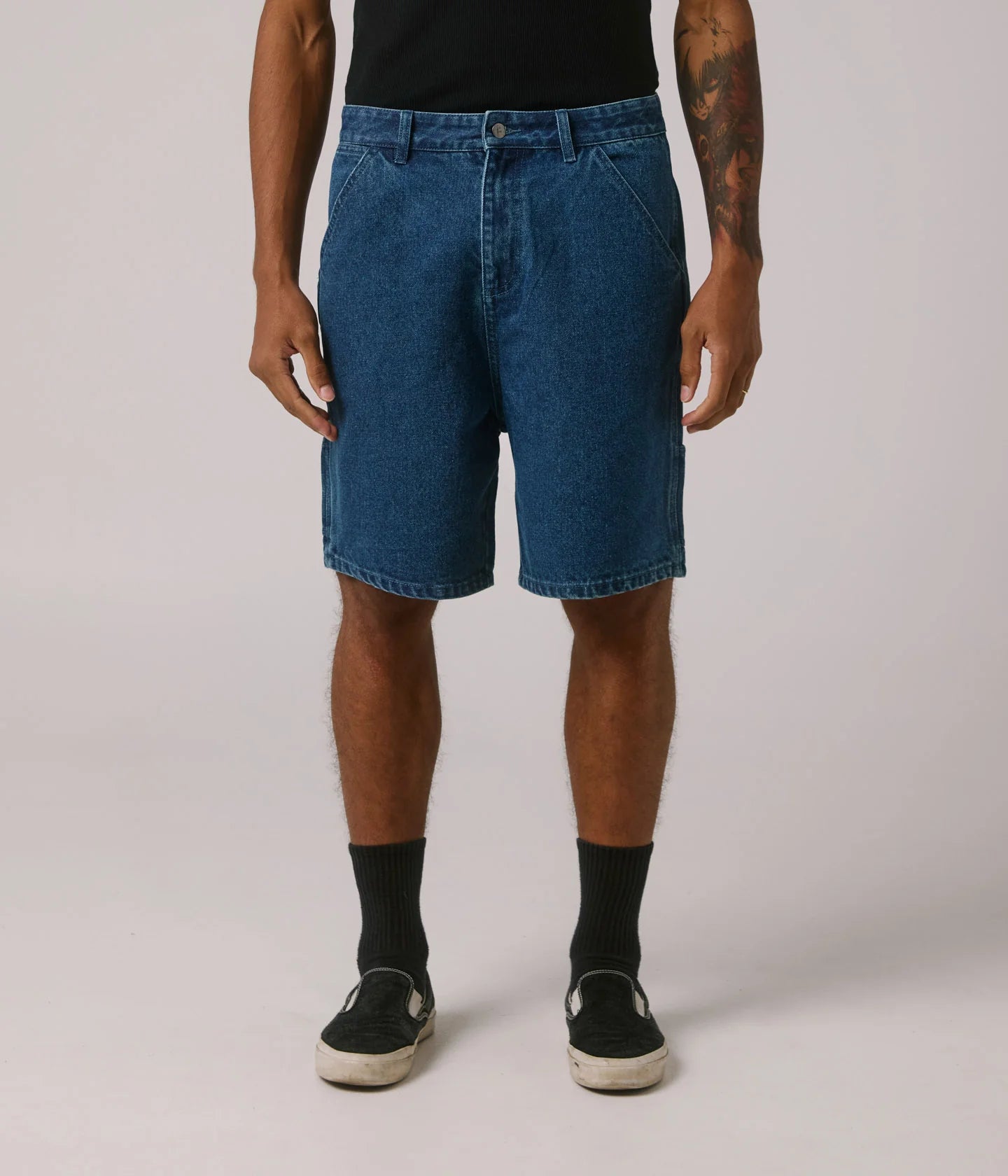 REYNOLDS 21' DENIM SHORT // DARK BLUE