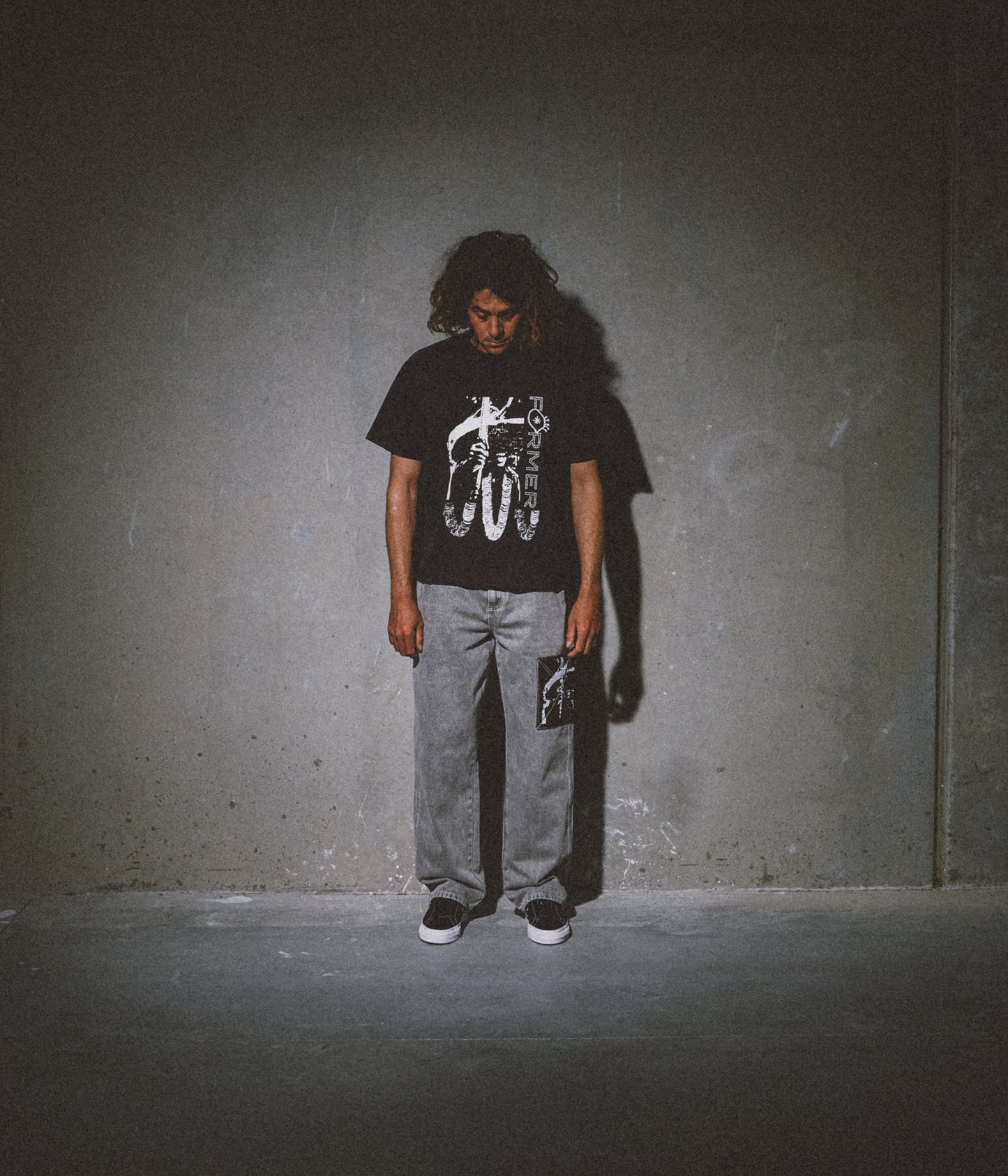 DISTEND DENIM PANT // WASHED GREY