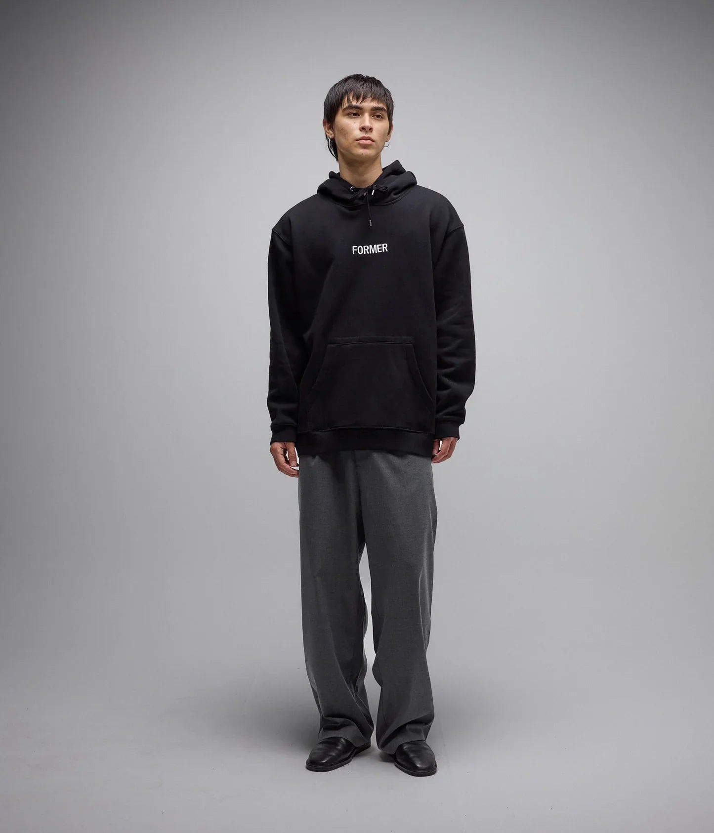 LEGACY EMB HOOD // BLACK