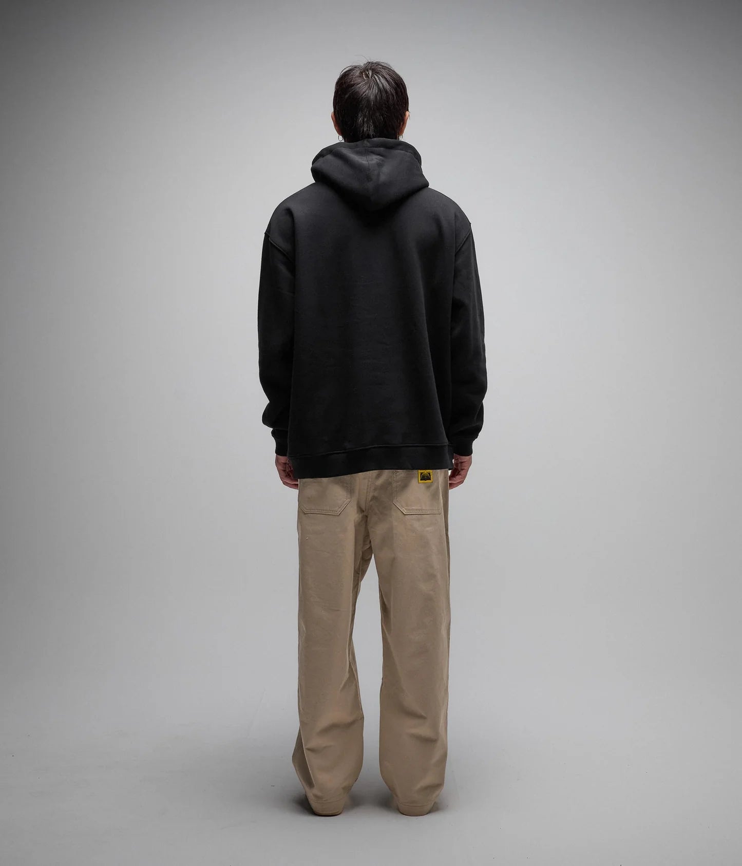 ENIGMA PATCH HOOD // BLACK