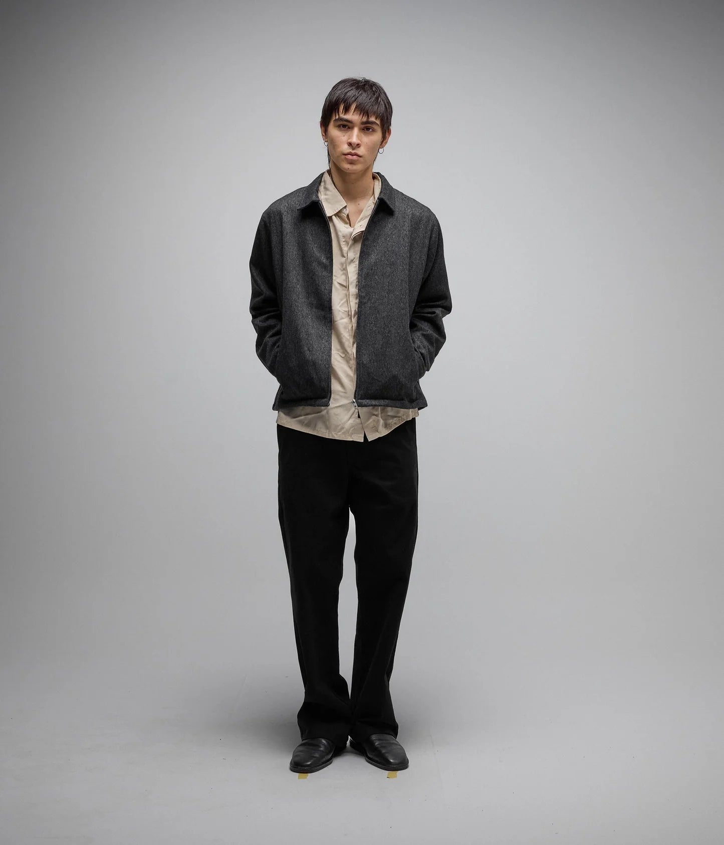 AG CAGE WOOL JACKET // GREY