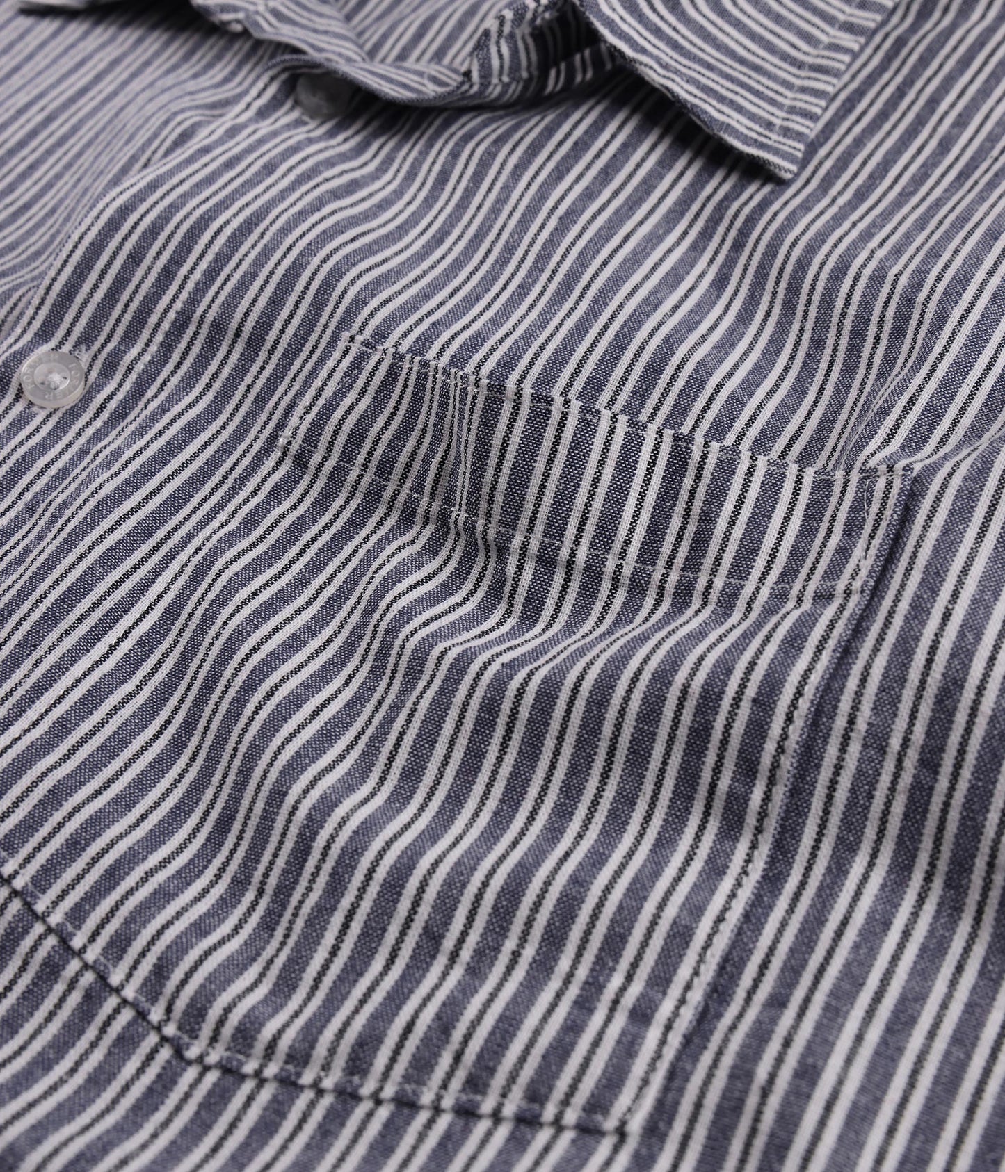 REYNOLDS STRIPE SS SHIRT // BONE/NAVY