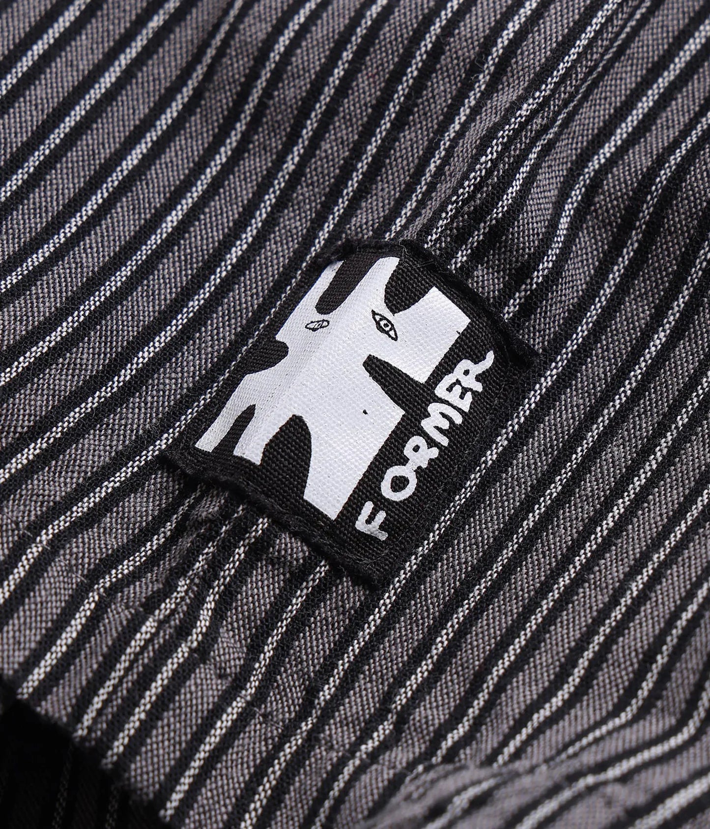 REYNOLDS STRIPE SS SHIRT // WORN BLACK