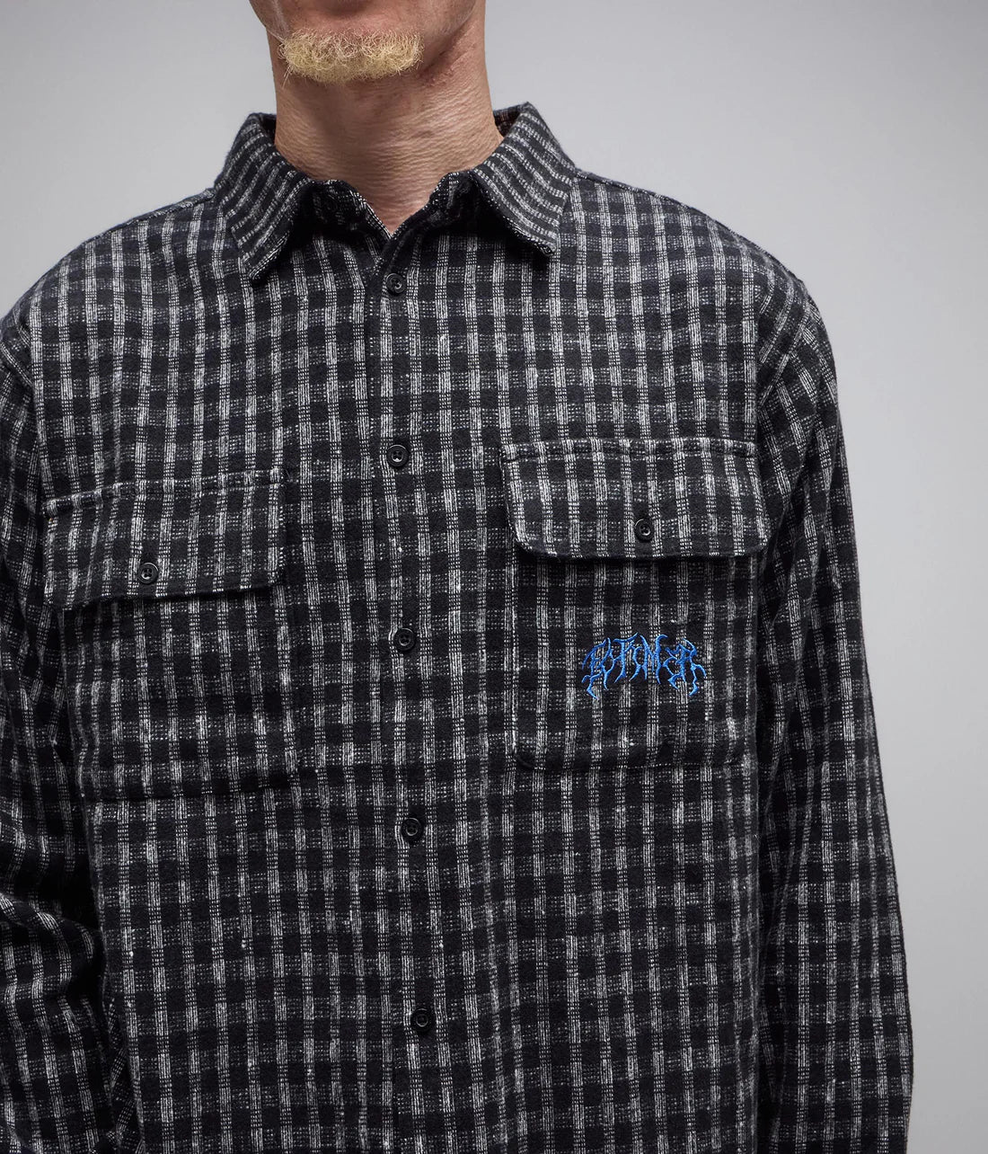 VIVIAN FLANNEL LS SHIRT // WORN BLACK