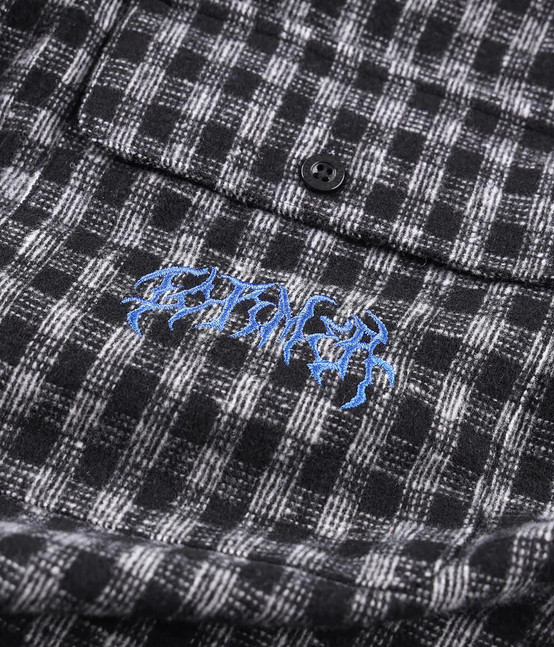 VIVIAN FLANNEL LS SHIRT // WORN BLACK