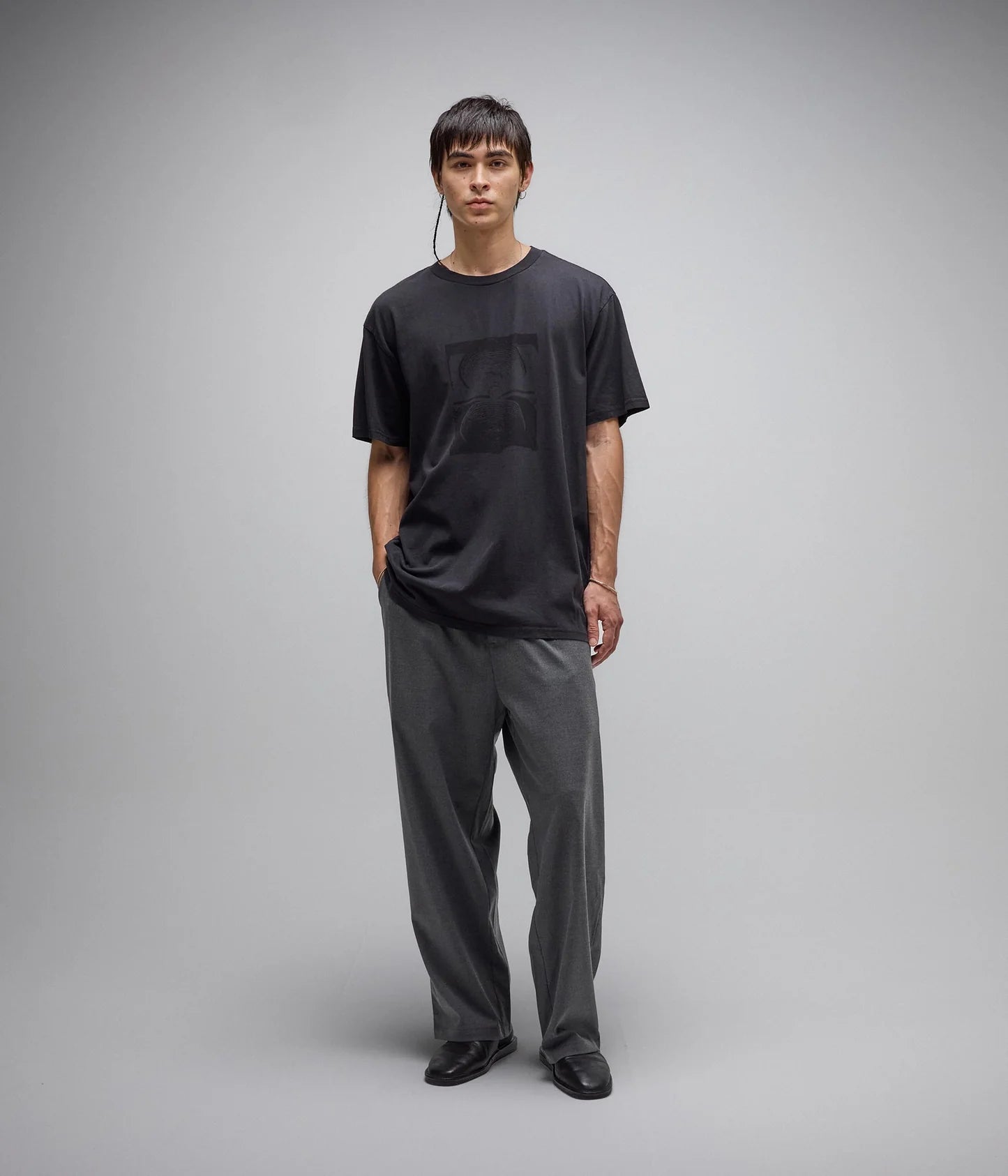 CRUX OVERDYE T-SHIRT // WASHED BLACK