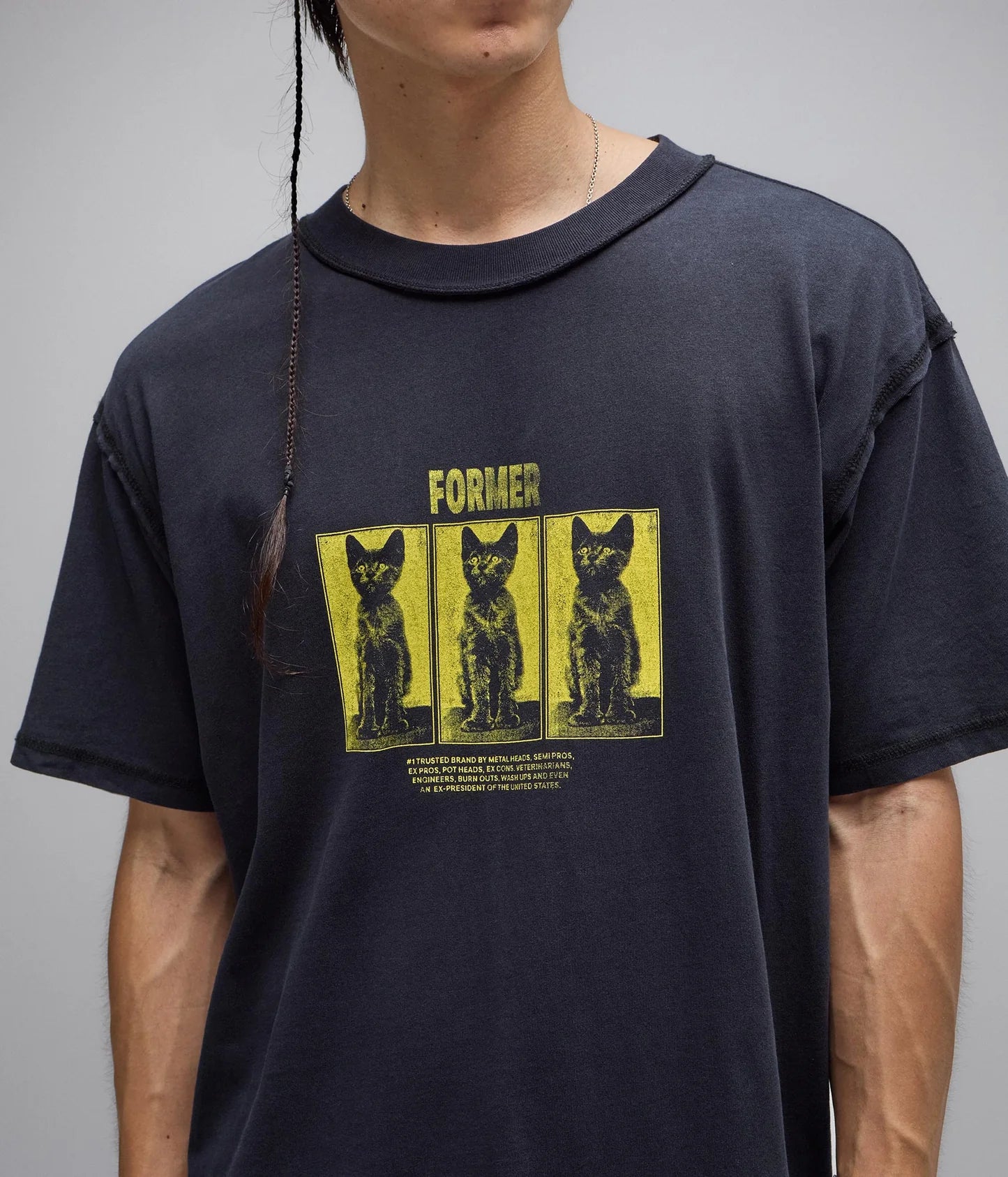 VET T-SHIRT // WASHED BLACK