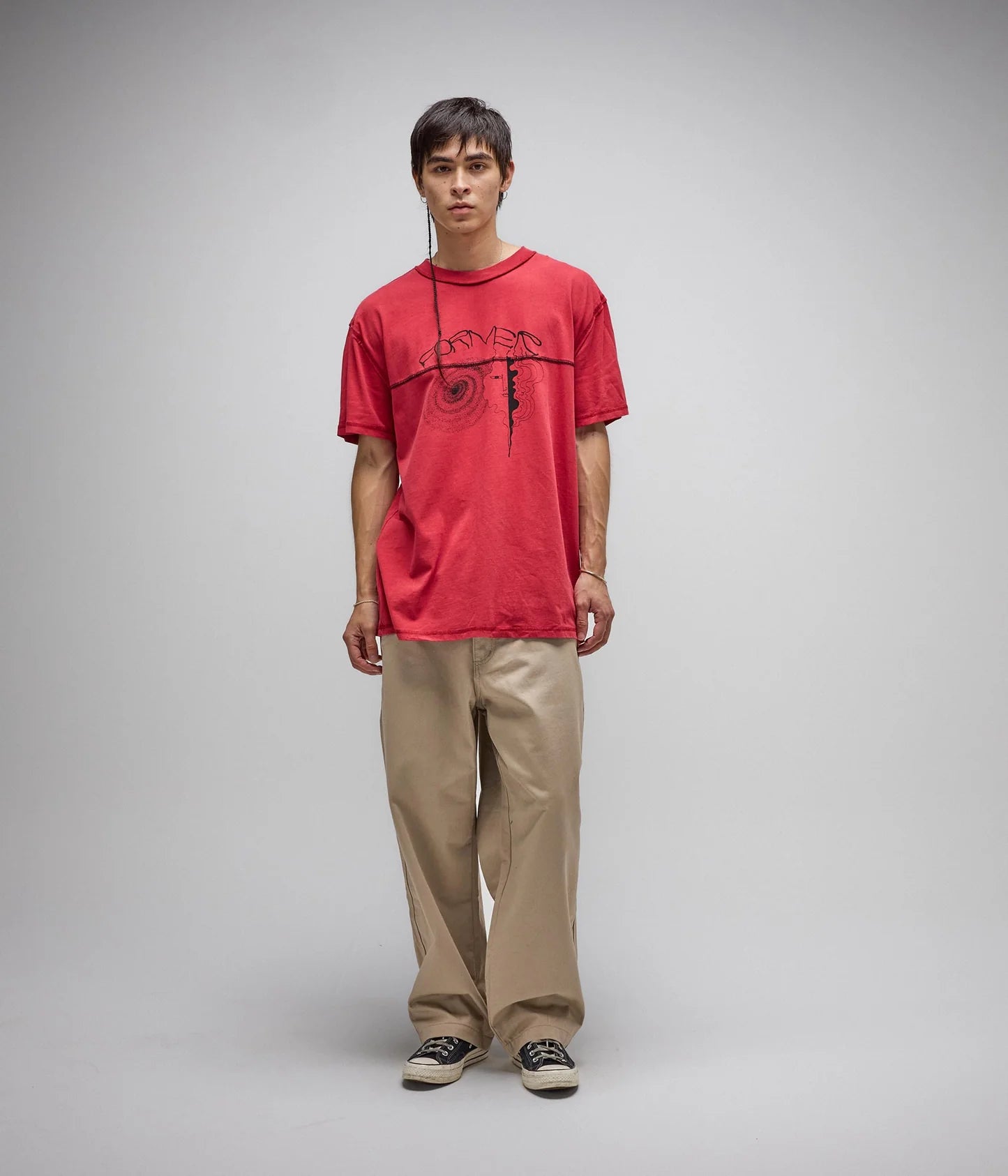 OSCILLATION T-SHIRT // WASHED CHERRY