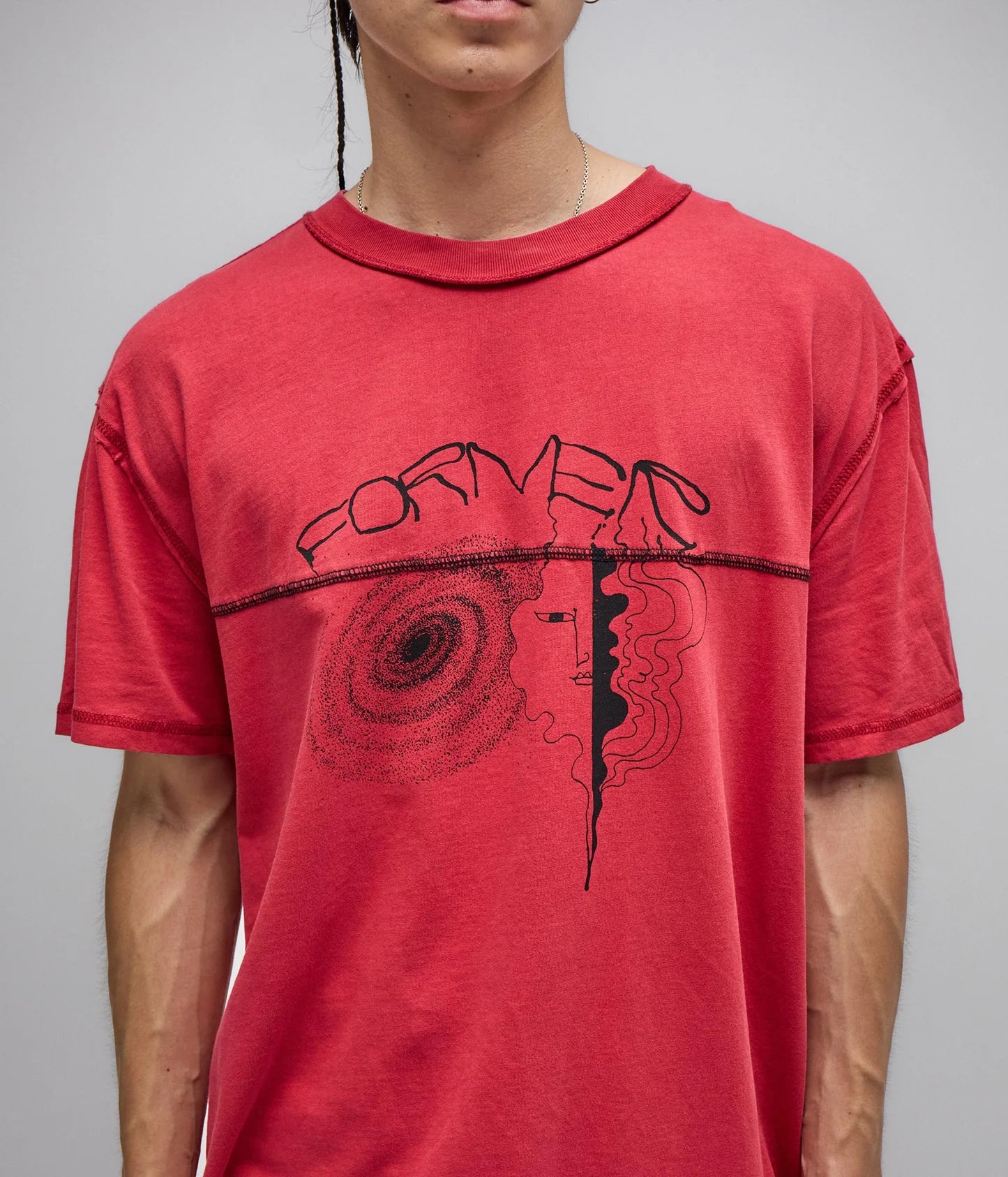 OSCILLATION T-SHIRT // WASHED CHERRY