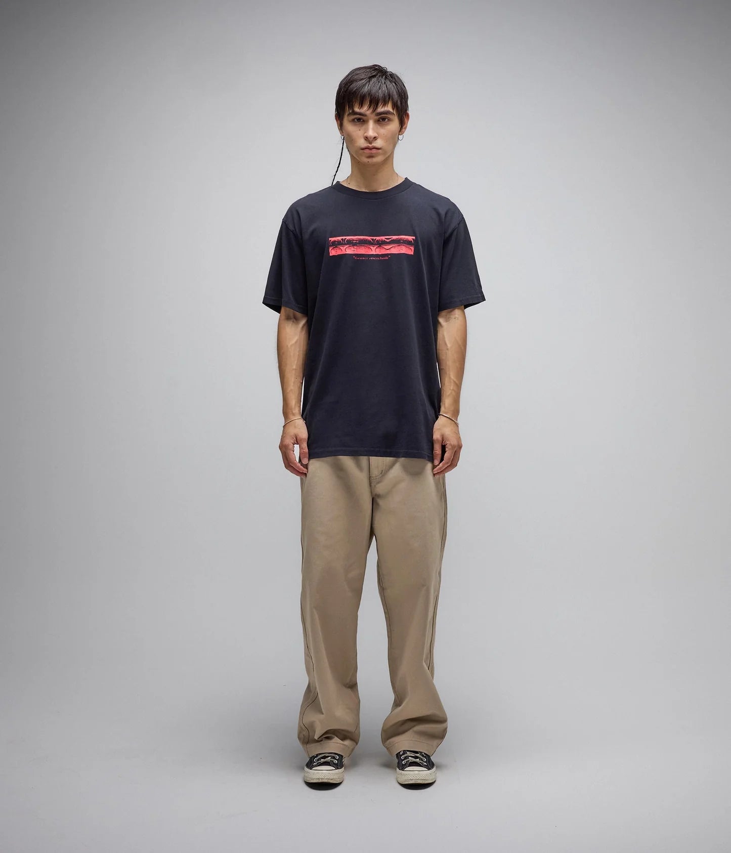EXTENSION T-SHIRT // WASHED BLACK