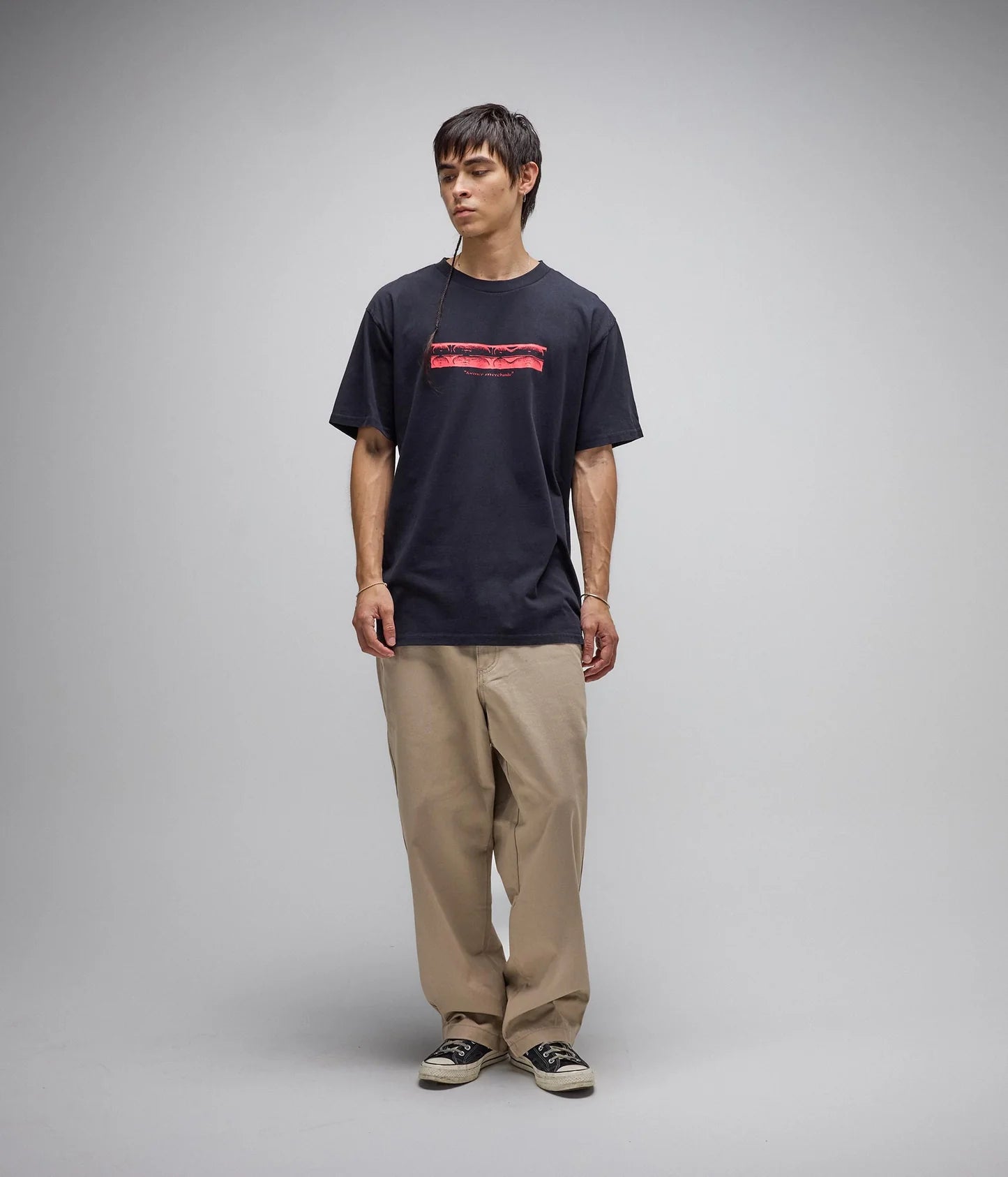 EXTENSION T-SHIRT // WASHED BLACK