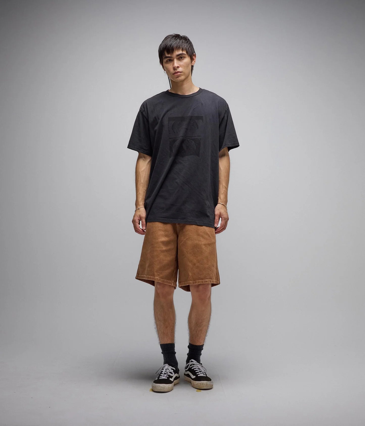 REYNOLDS 21” OVERDYE DENIM WALKSHORT // WASHED BROWN