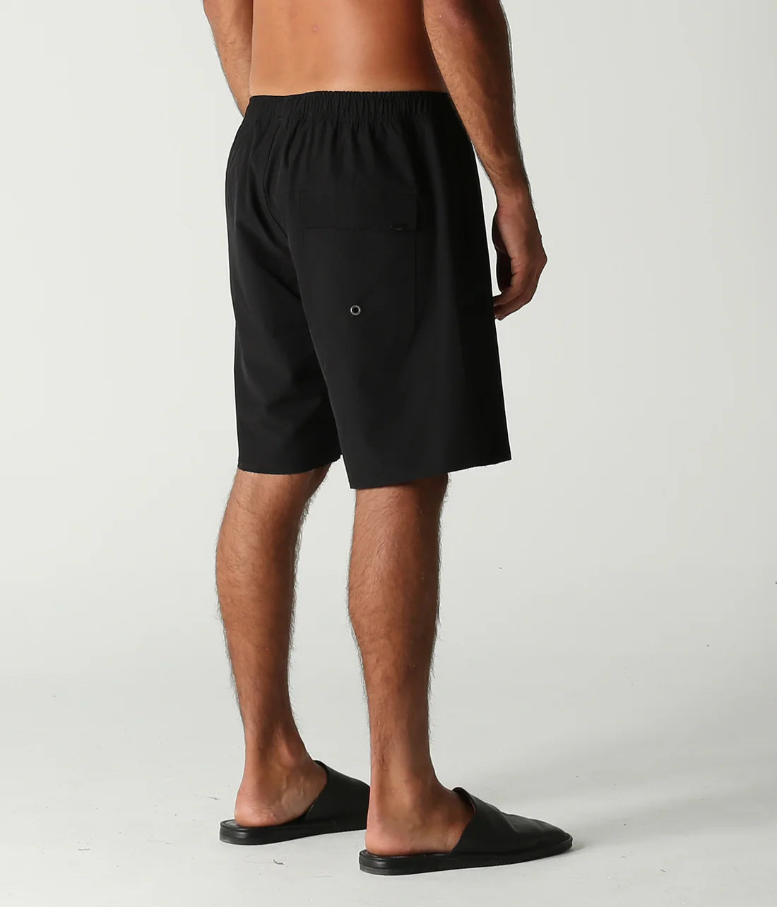 SWANS FRAY SWIM TRUNK // BLACK ORANGE