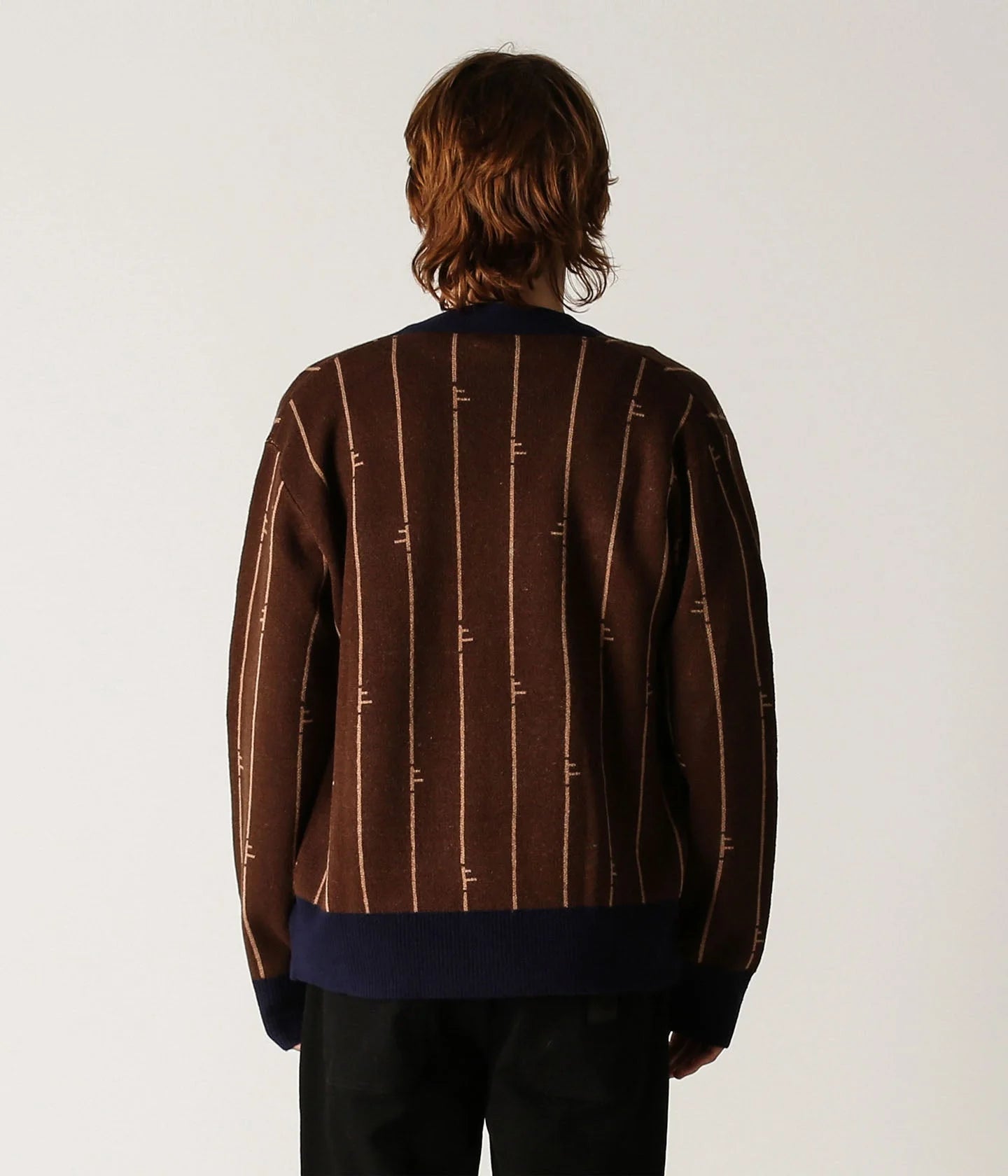 CA FUSE CARDIGAN // CHOCOLATE NAVY