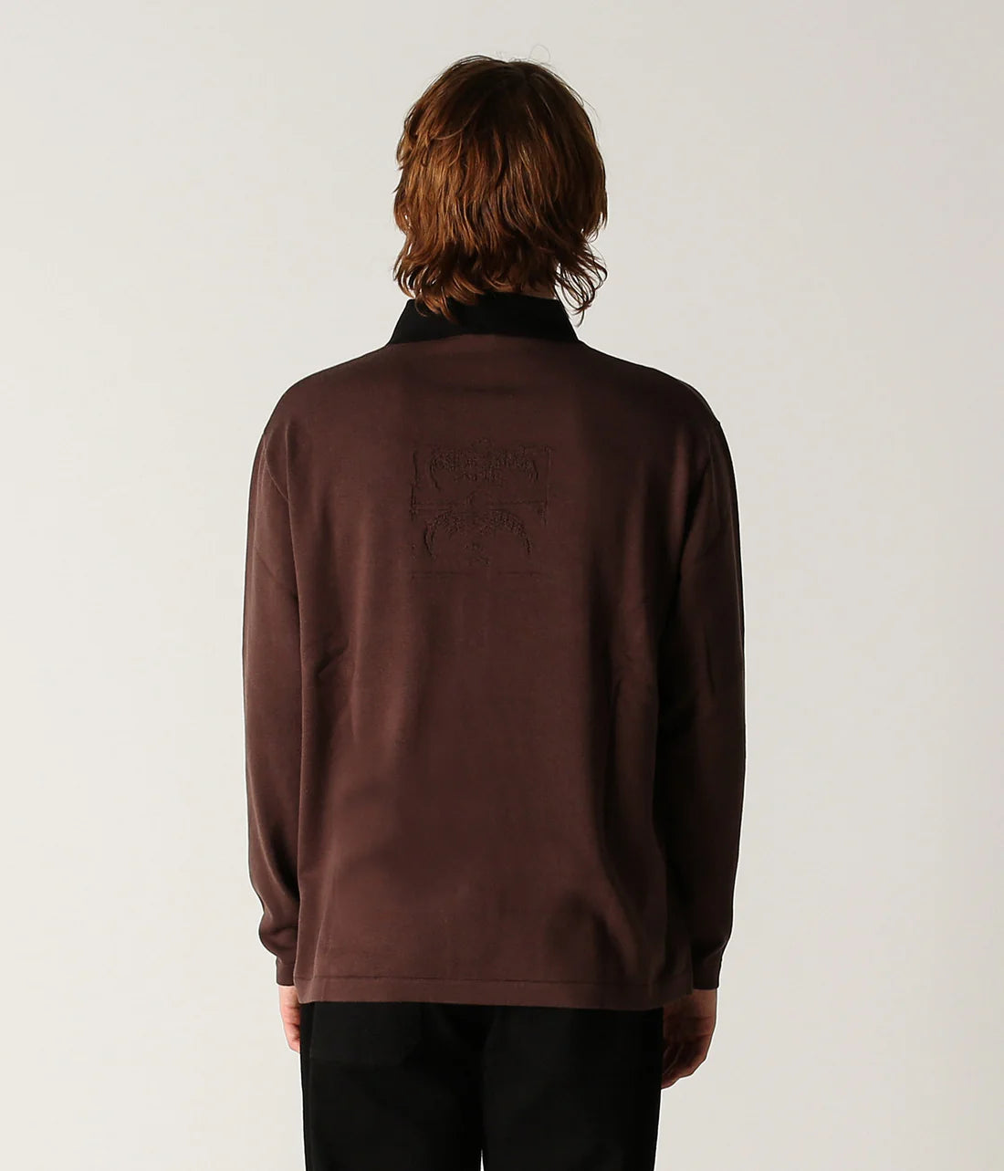 UNIFORM LS KNIT SHIRT // CHOCOLATE