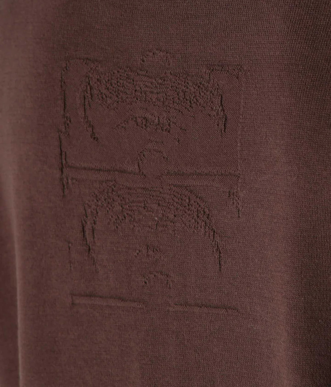 UNIFORM LS KNIT SHIRT // CHOCOLATE