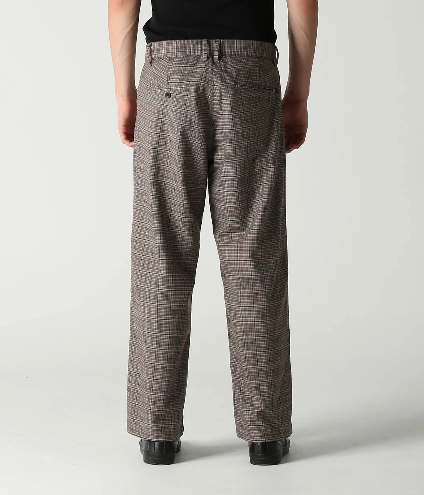 AG SLACK // BROWN GREY PLAID