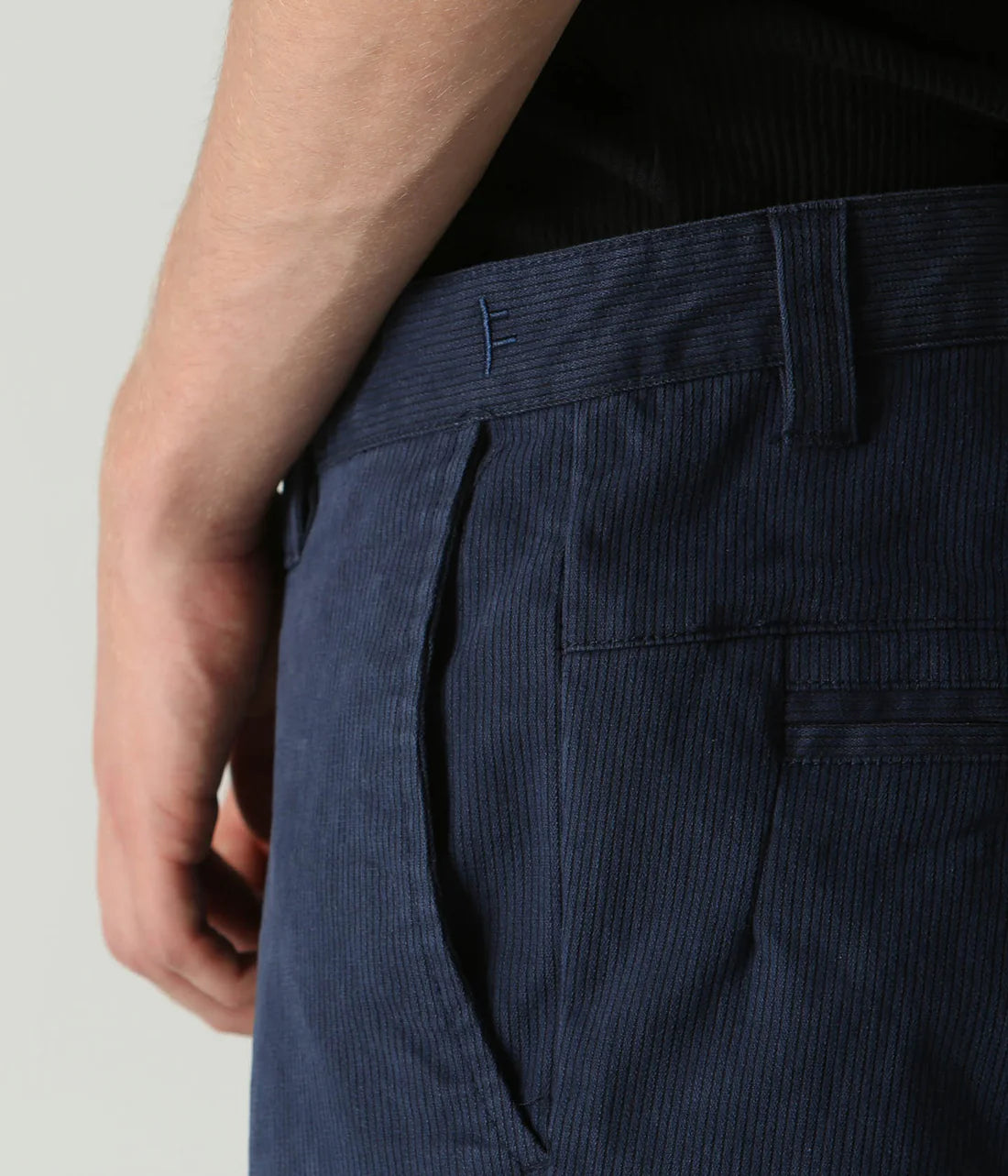 CRUX HERRINGBONE PANT // WASHED NAVY