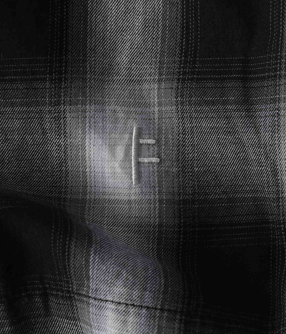 BROADCAST PLAID SS SHIRT // BLACK OMBRE