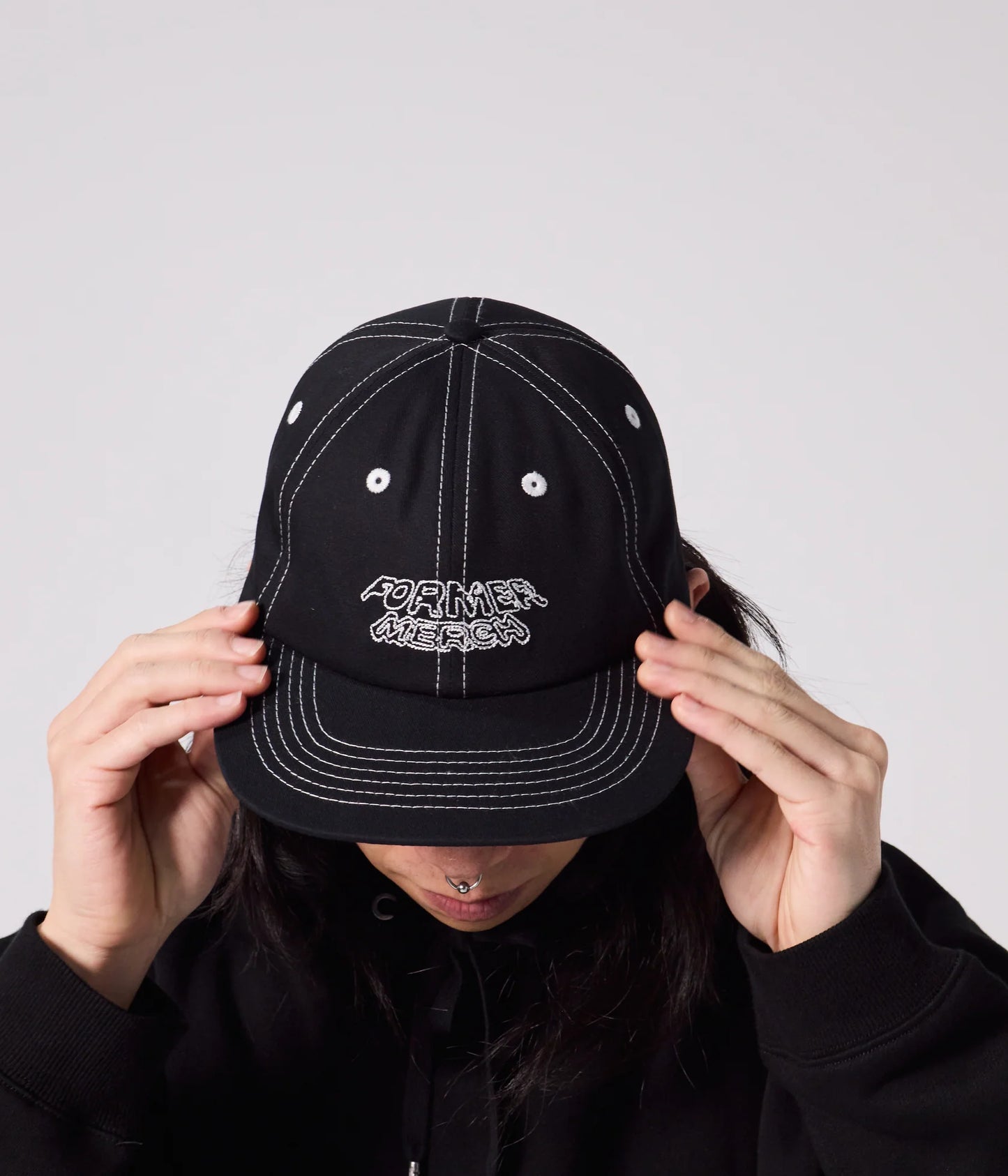 MARQUEE CONTRAST CAP // WASHED BLACK