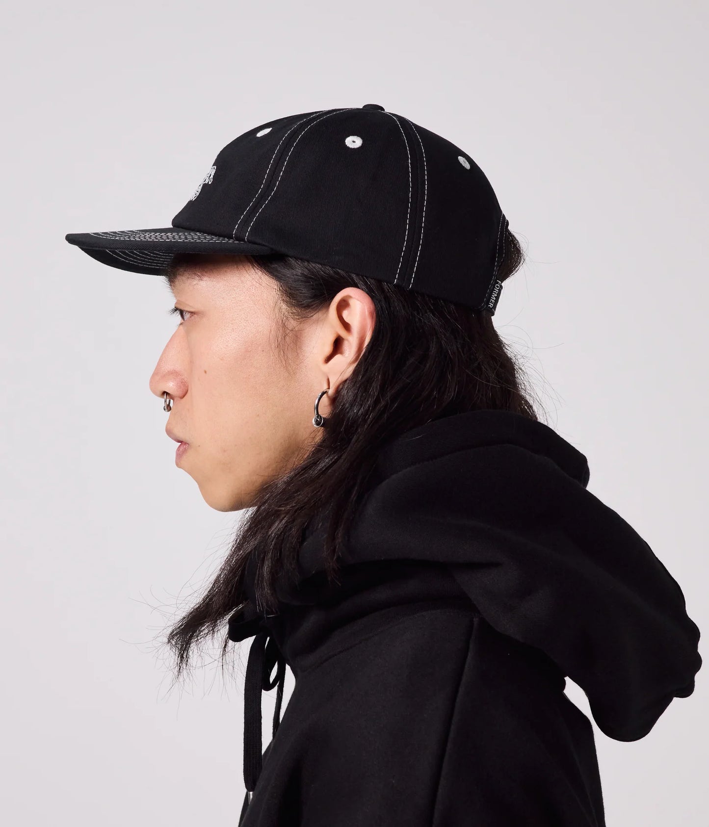 MARQUEE CONTRAST CAP // WASHED BLACK
